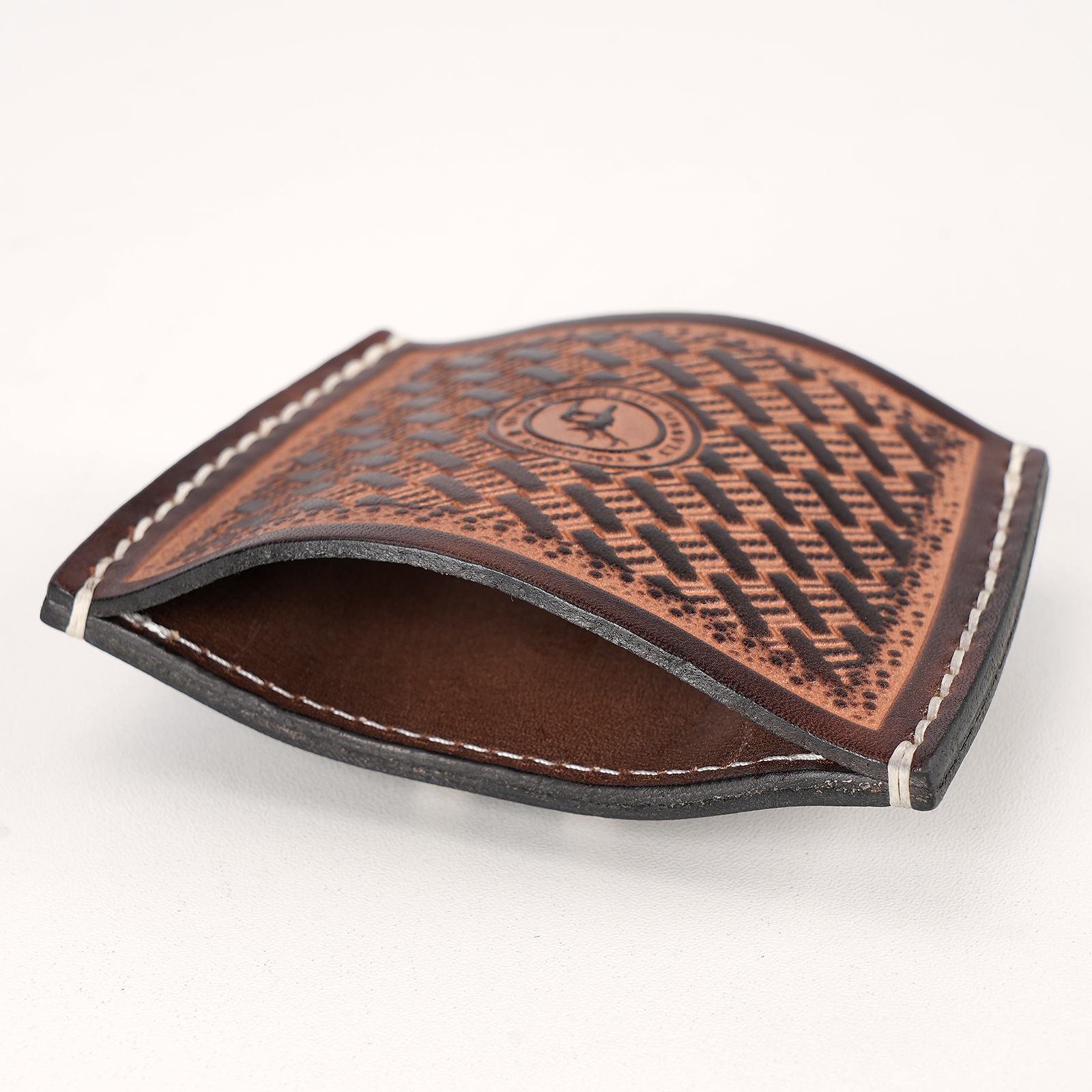 TOURBON Leather IWB OWB Pistol Holster Basket Weave Concealed Carry