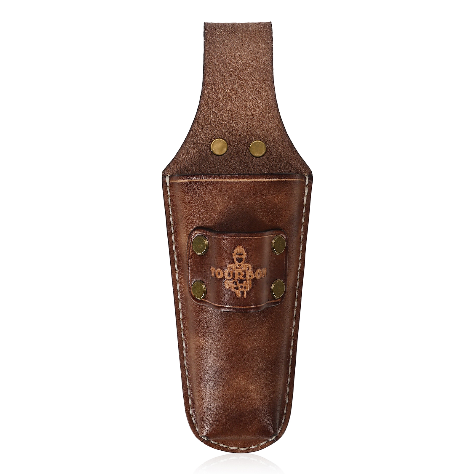 TOURBON Genuine Leather Wrench Holster Pliers