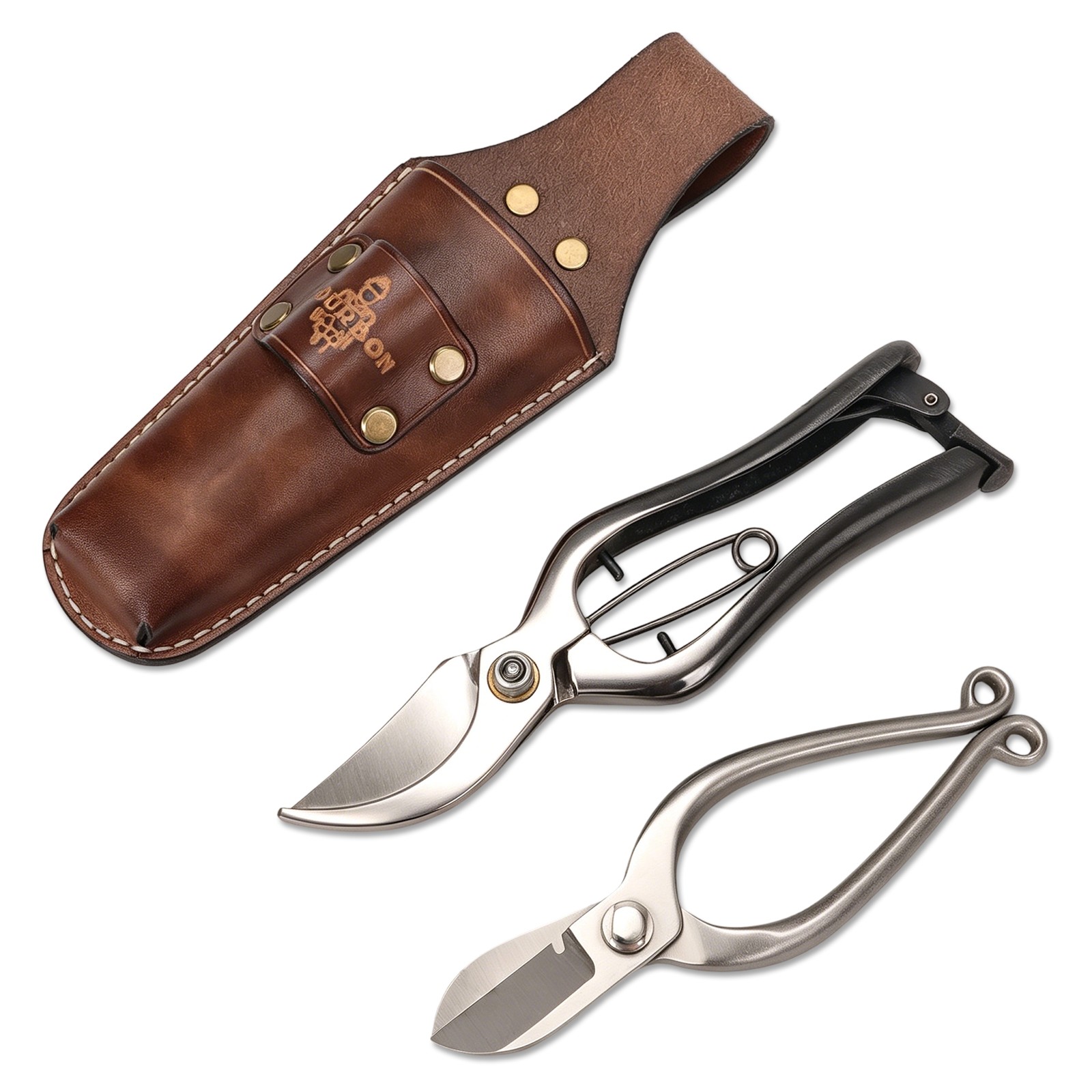 TOURBON Genuine Leather Wrench Holster Pliers