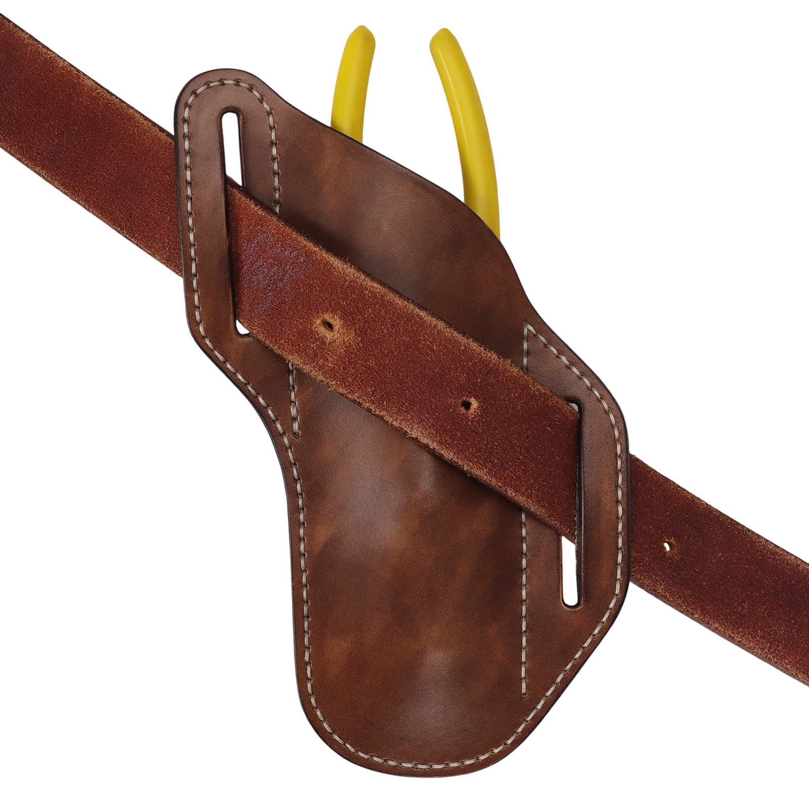 Tourbon Genuine Leather Pliers and Knife Sheath, Multitool Holster Carrier