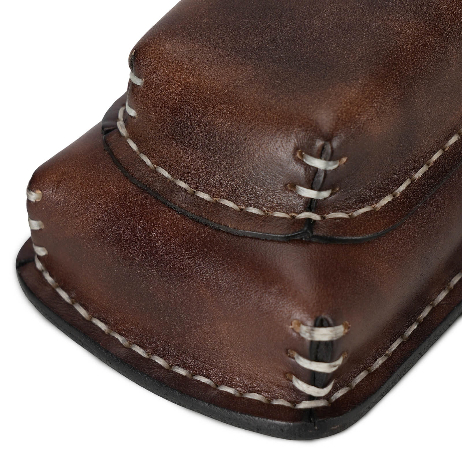 Tourbon 2-in-1 Leather Dual Tool Holster, Belt Pouch for Pruning Shears & Folding Saw