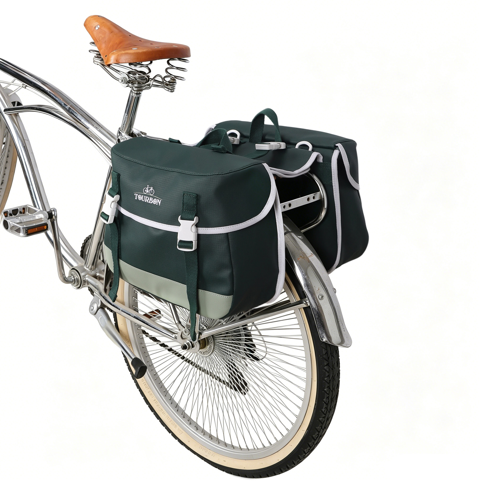 Double Side Nylon Bicycle Rear Rack Saddle Bag