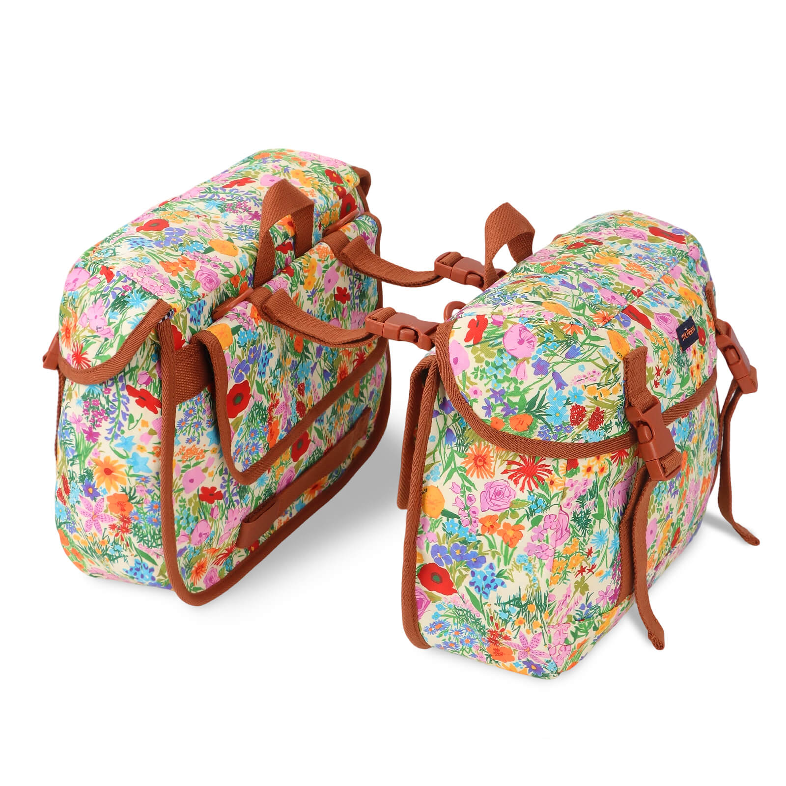 Tourbon 24L Bike Pannier Bag with Flap Buckle Shoulder Strap