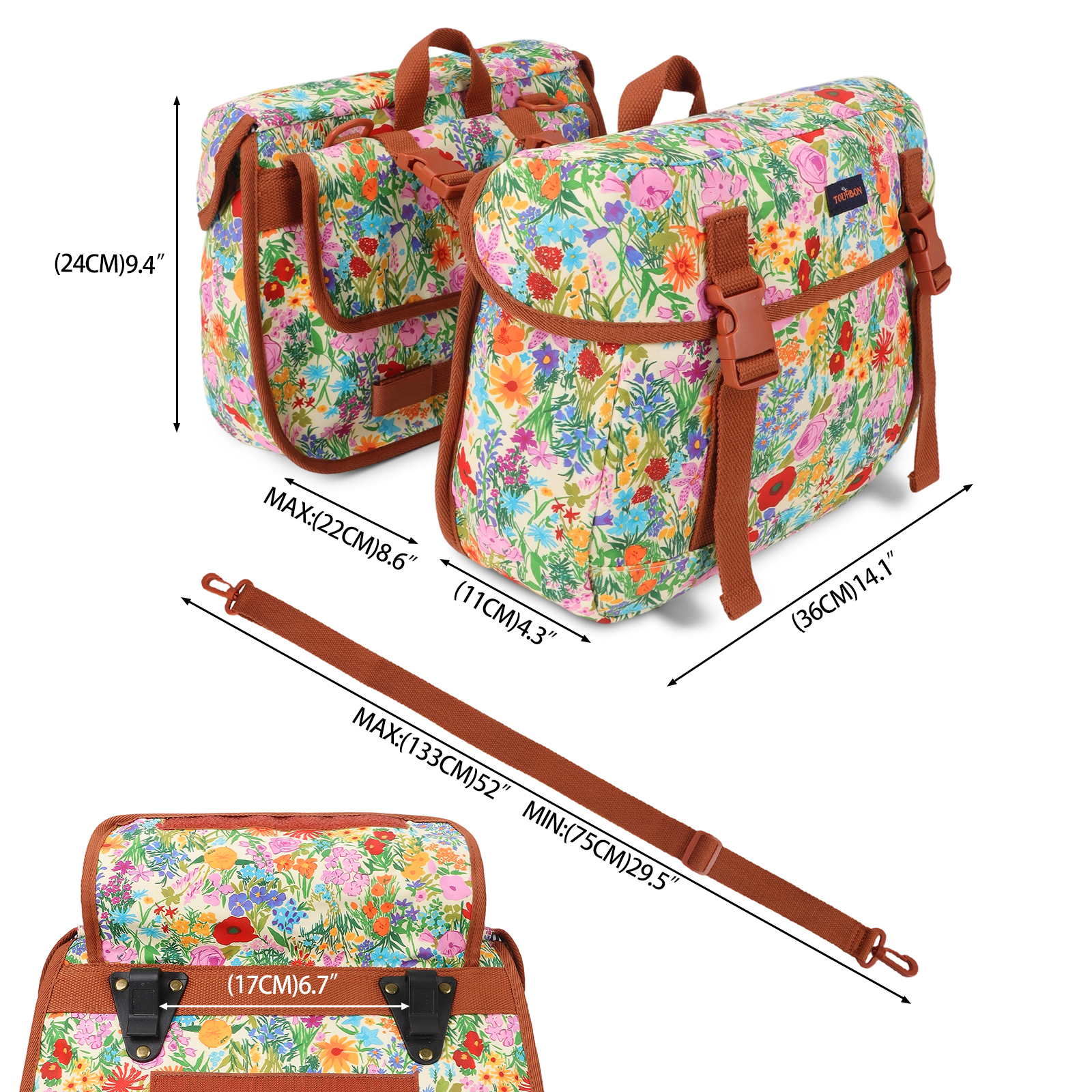 24L Bike Pannier Bag