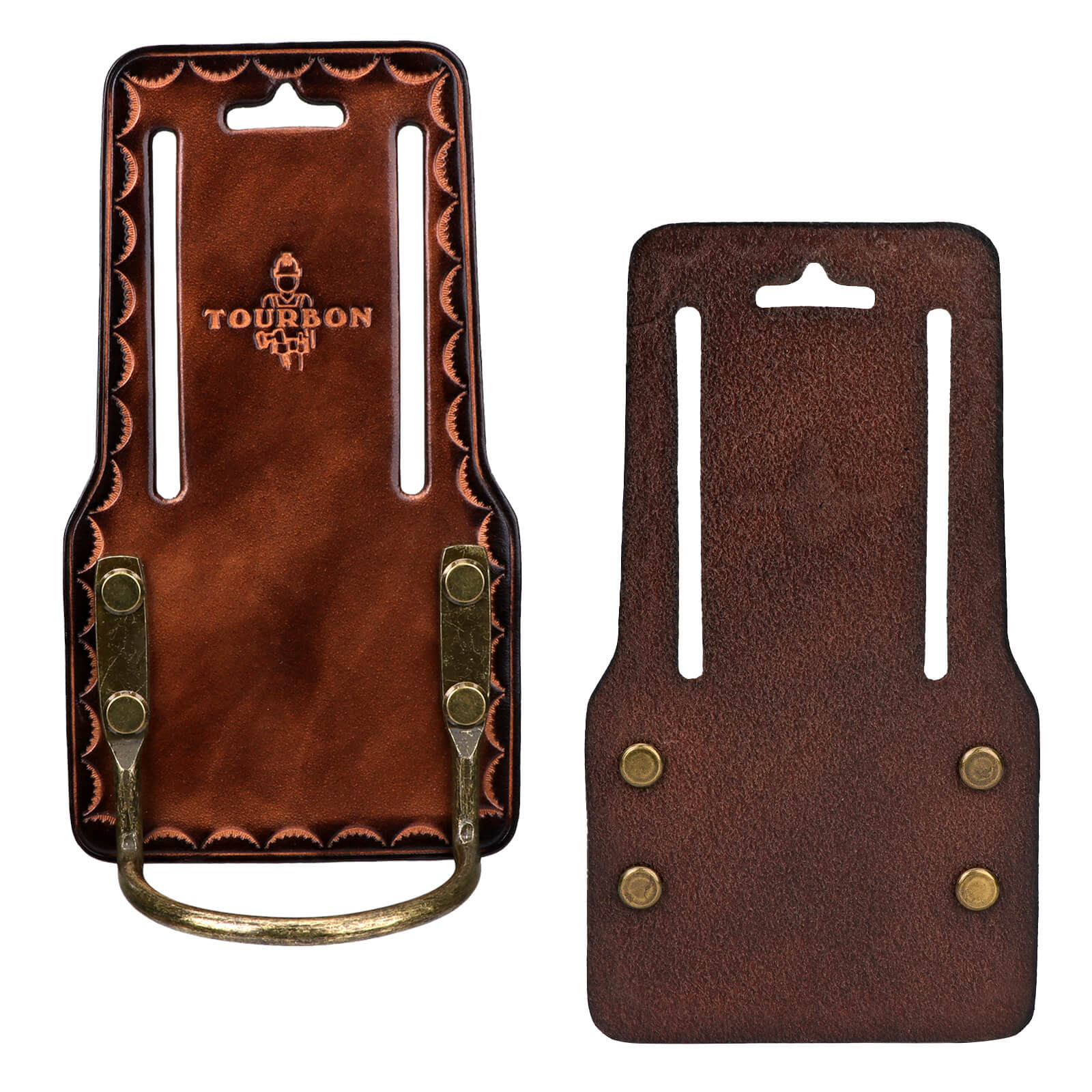 TOURBON Leather Hammer Holder Axe Holster for 3" Belt