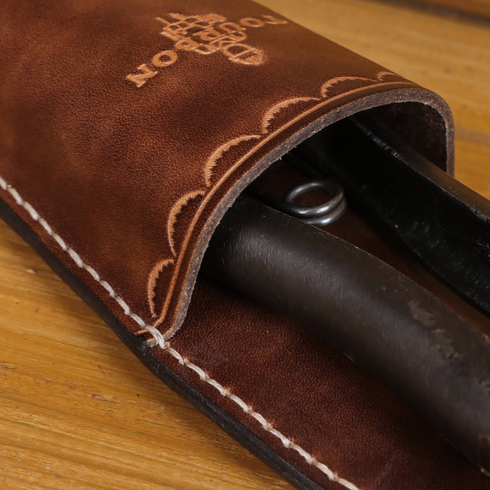 Tourbon Leather Gardening Pruner Sheath with Belt Clip 