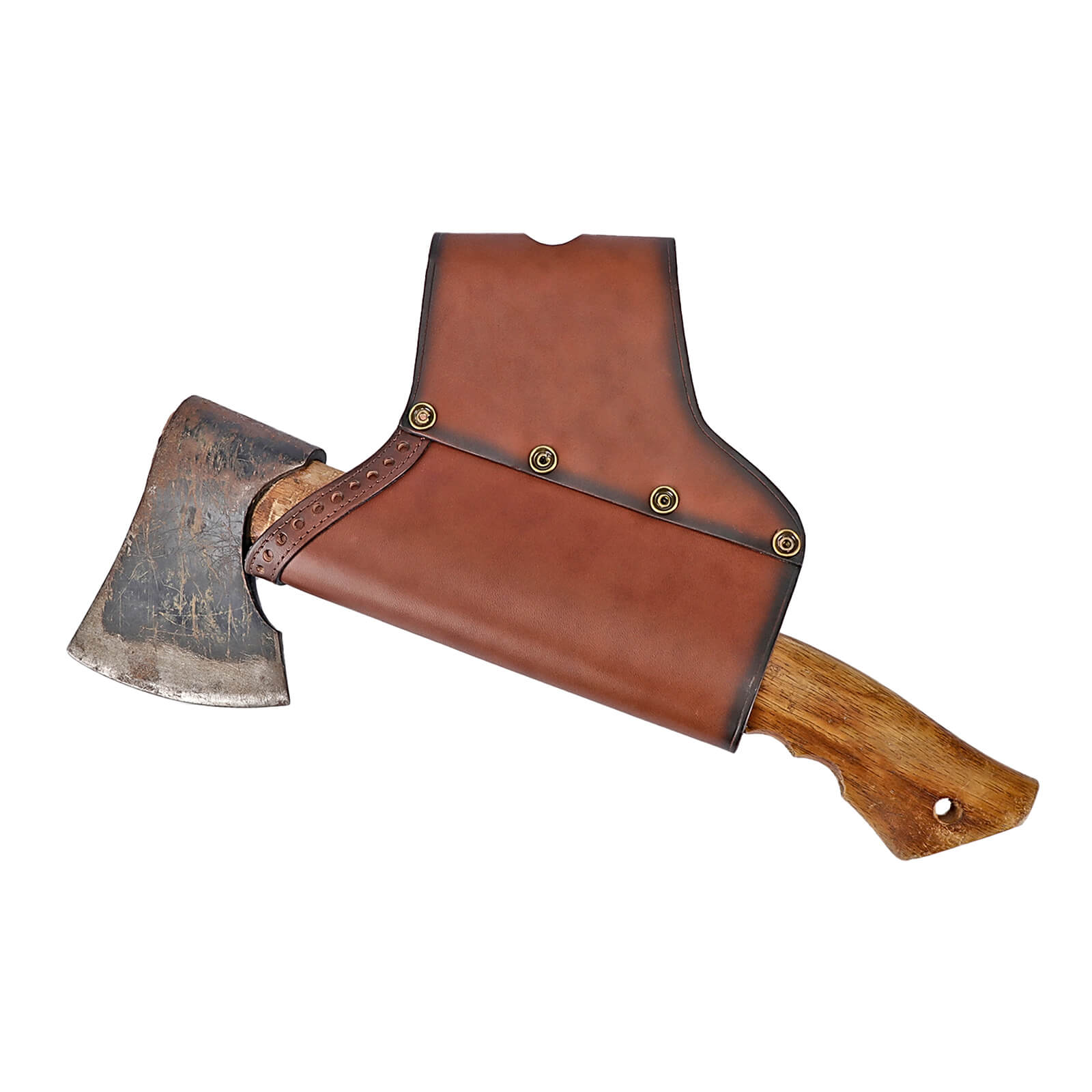 Tourbon Outdoor Leather Carry Faller Axe Files Tuning Driver