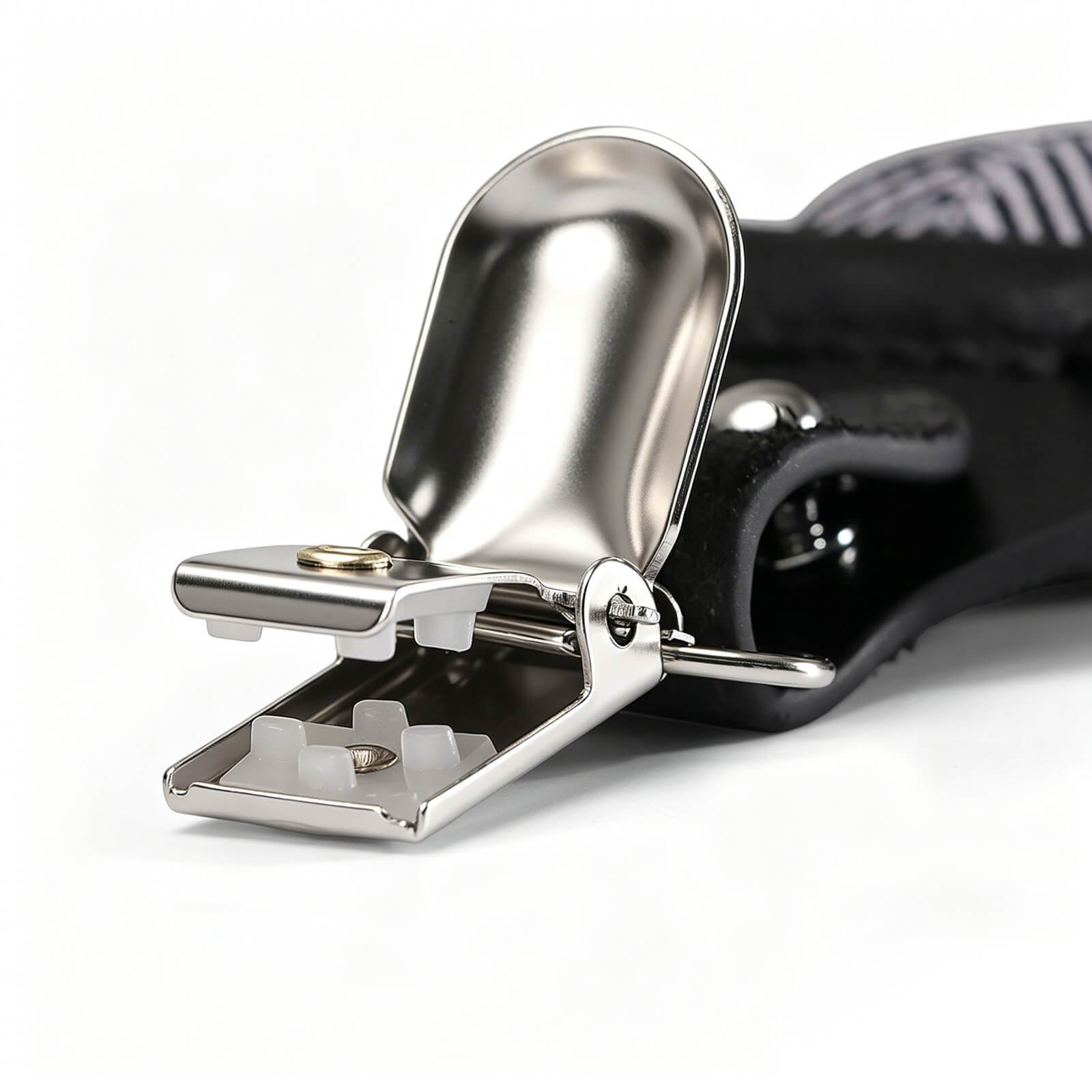 TOURBON Leather Convertible Suspenders with Interchangeable Clips