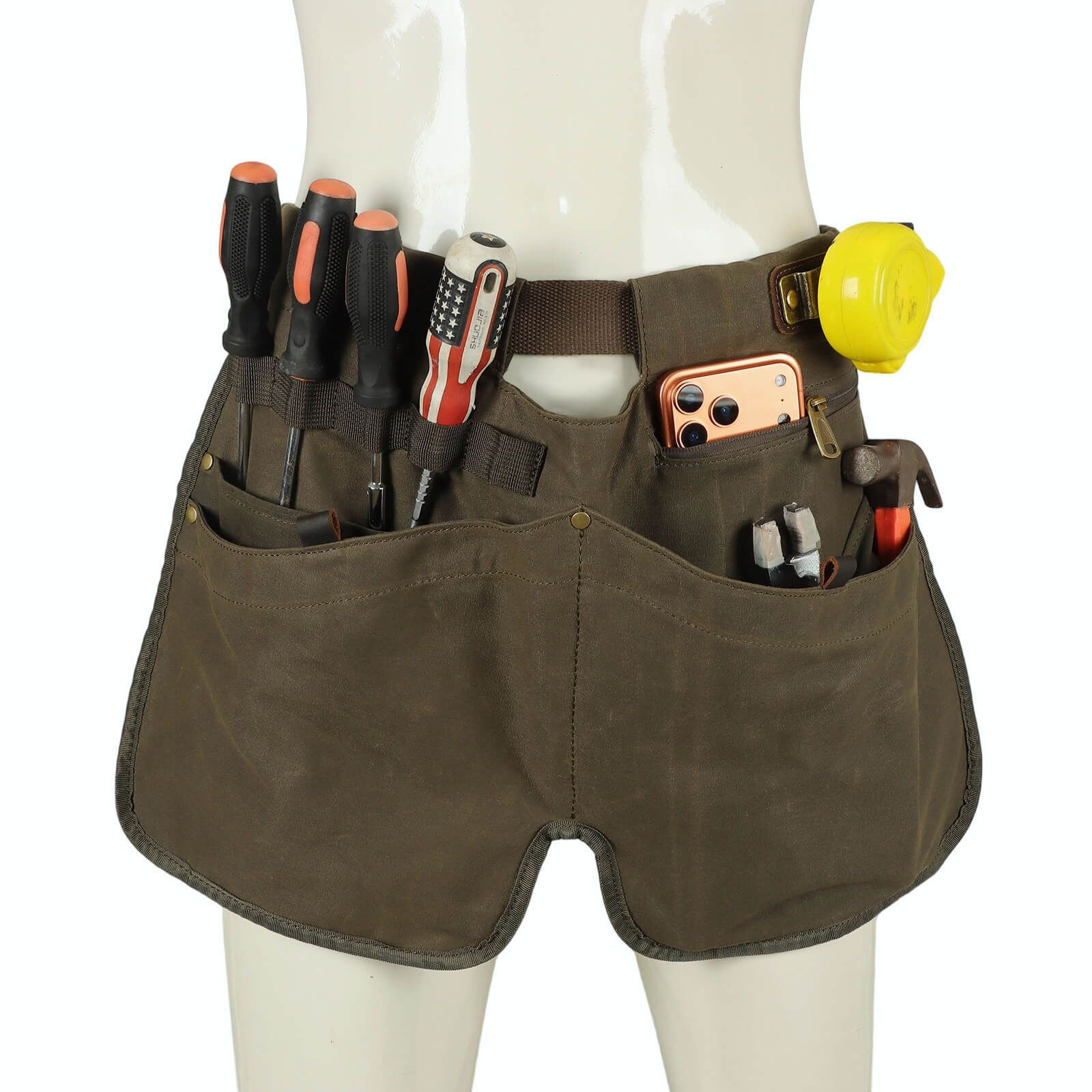 Canvas Heavy Duty Gardening Half Apron for Florist