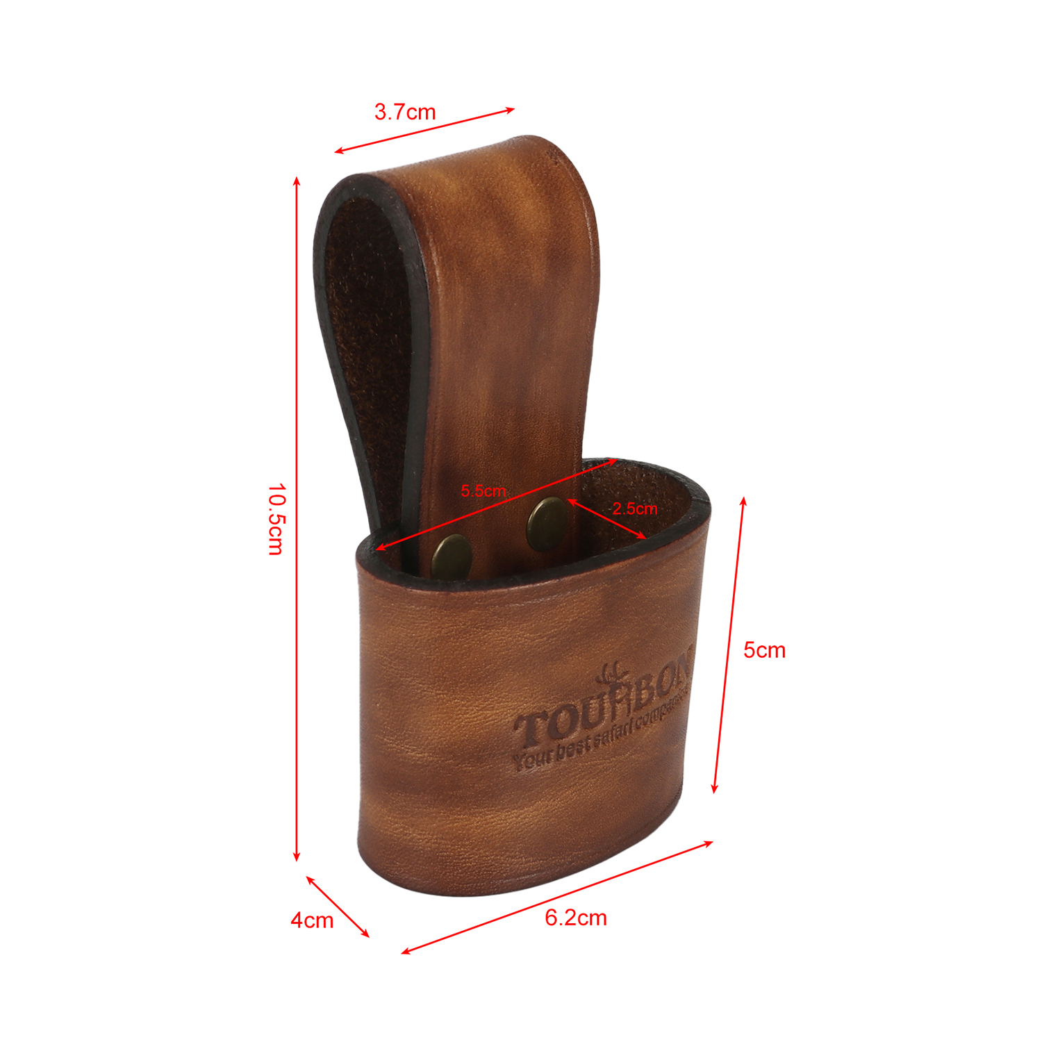 TOURBON Leather Axe Belt Loop Small Hammer Hatchet Carrier Holster