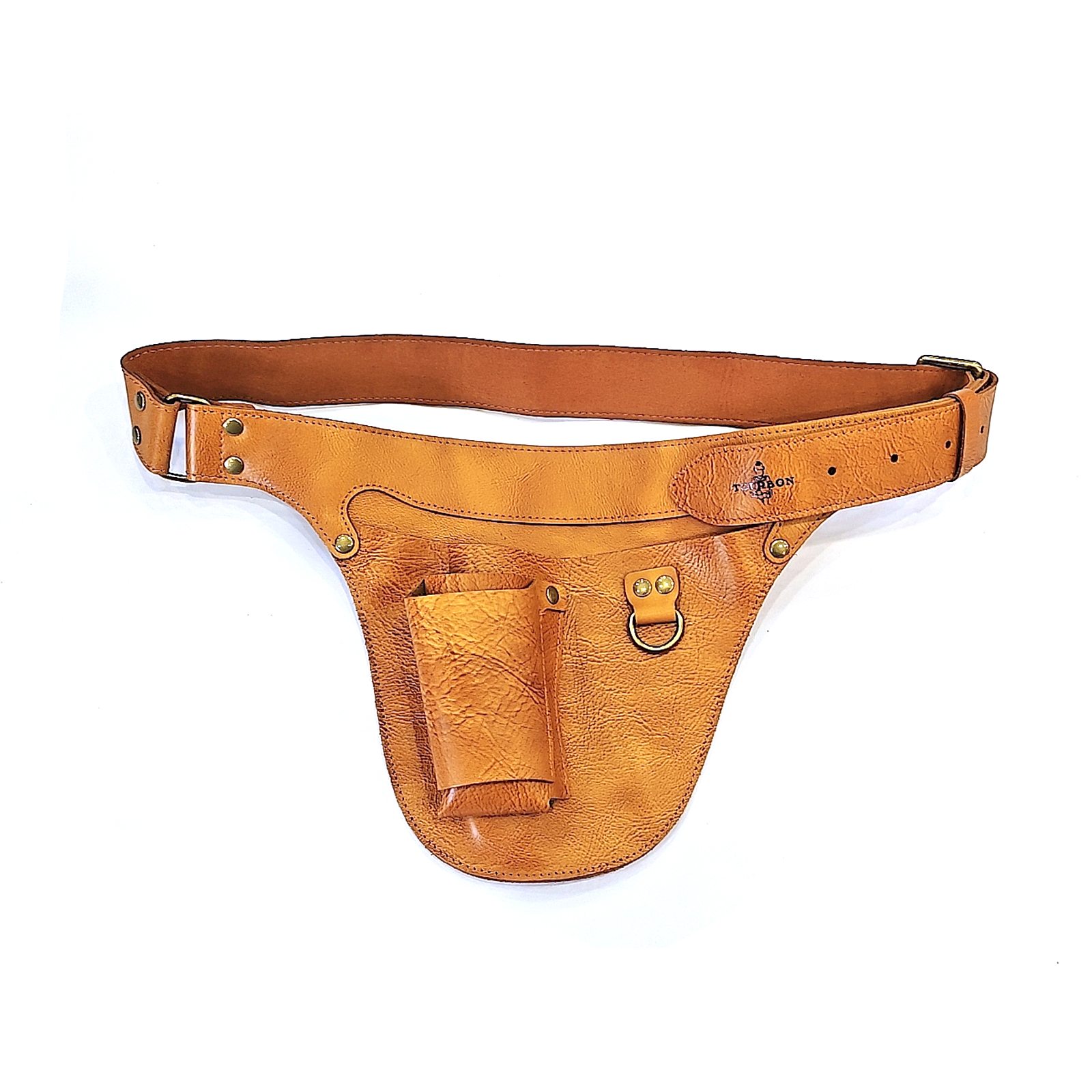 Tourbon Tool Belt Bag Gardener Farmer Leather Pouch 