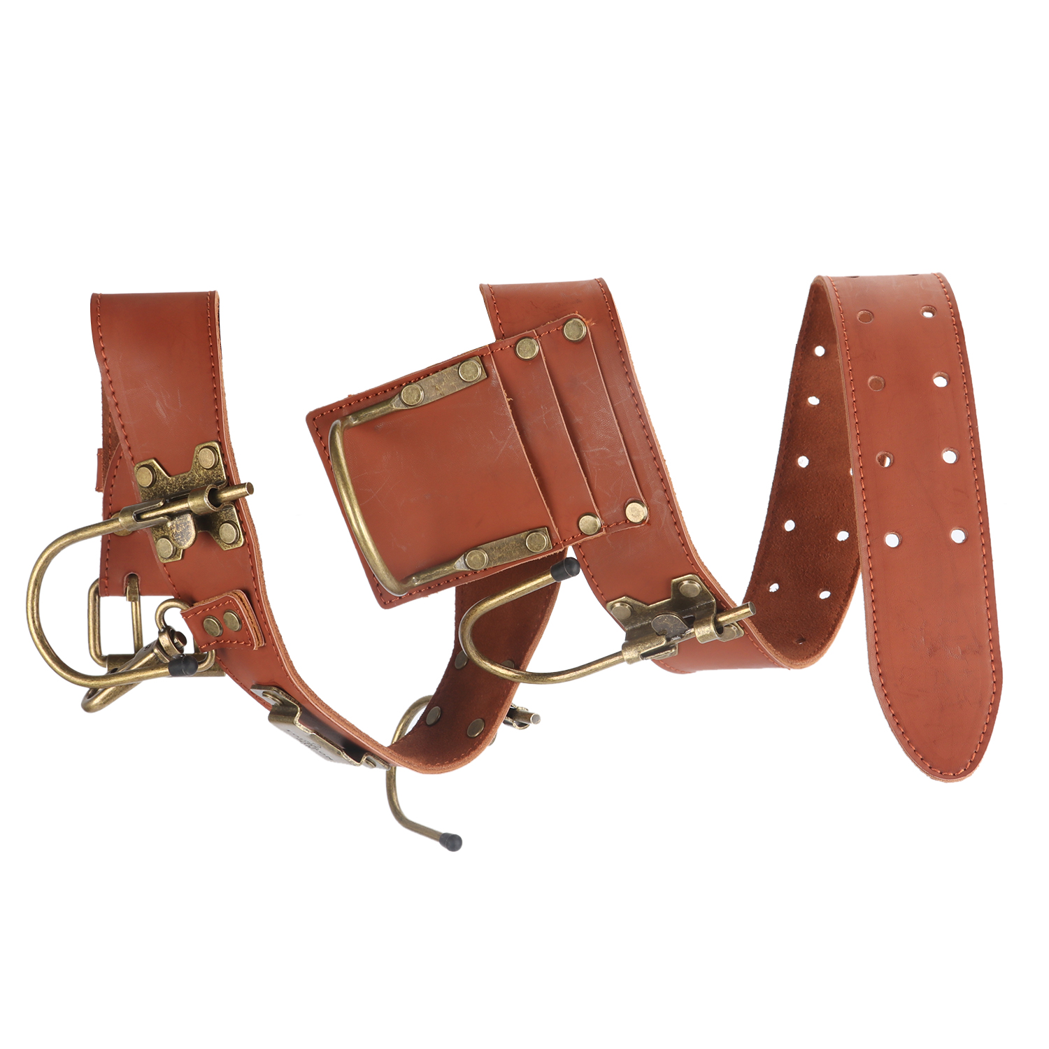 TOURBON Tool Belt Hanging Hooks Hammer Hatchet Holder Drill Holster