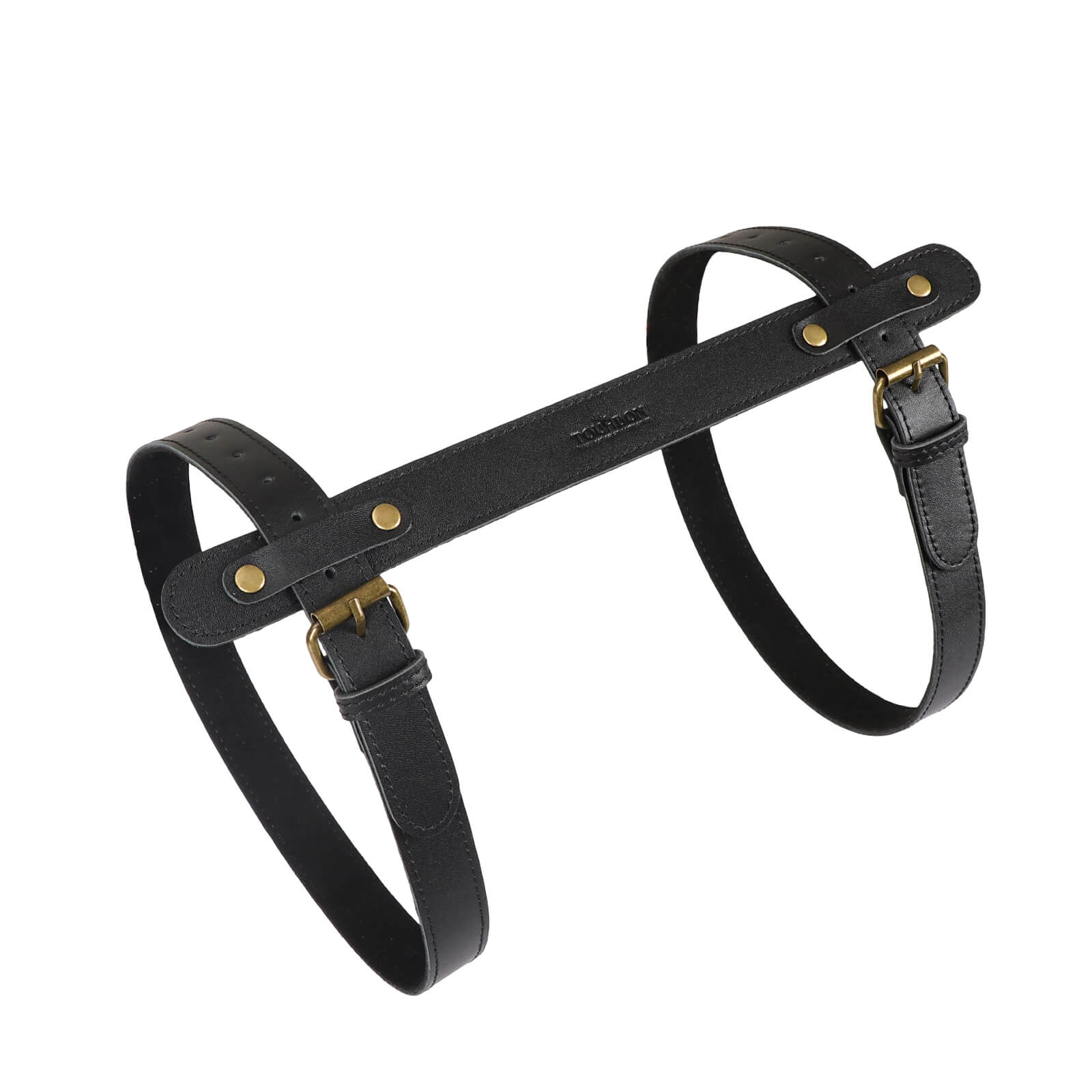 Tourbon Genuine Leather Carrier Blanket Carry Strap Holder