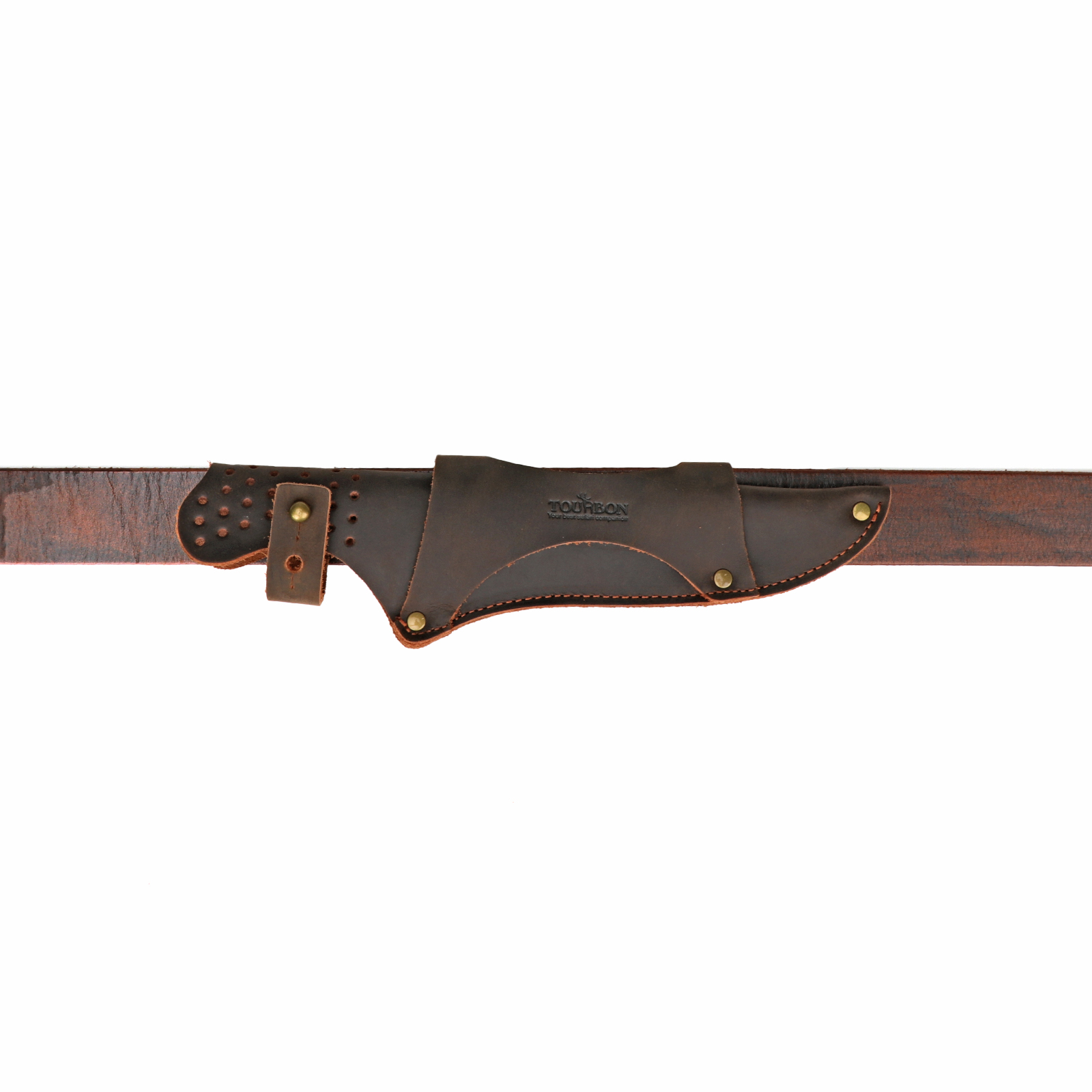Tourbon Leather Knife Sheath with Belt Loop for Horizontal Vertical Carry