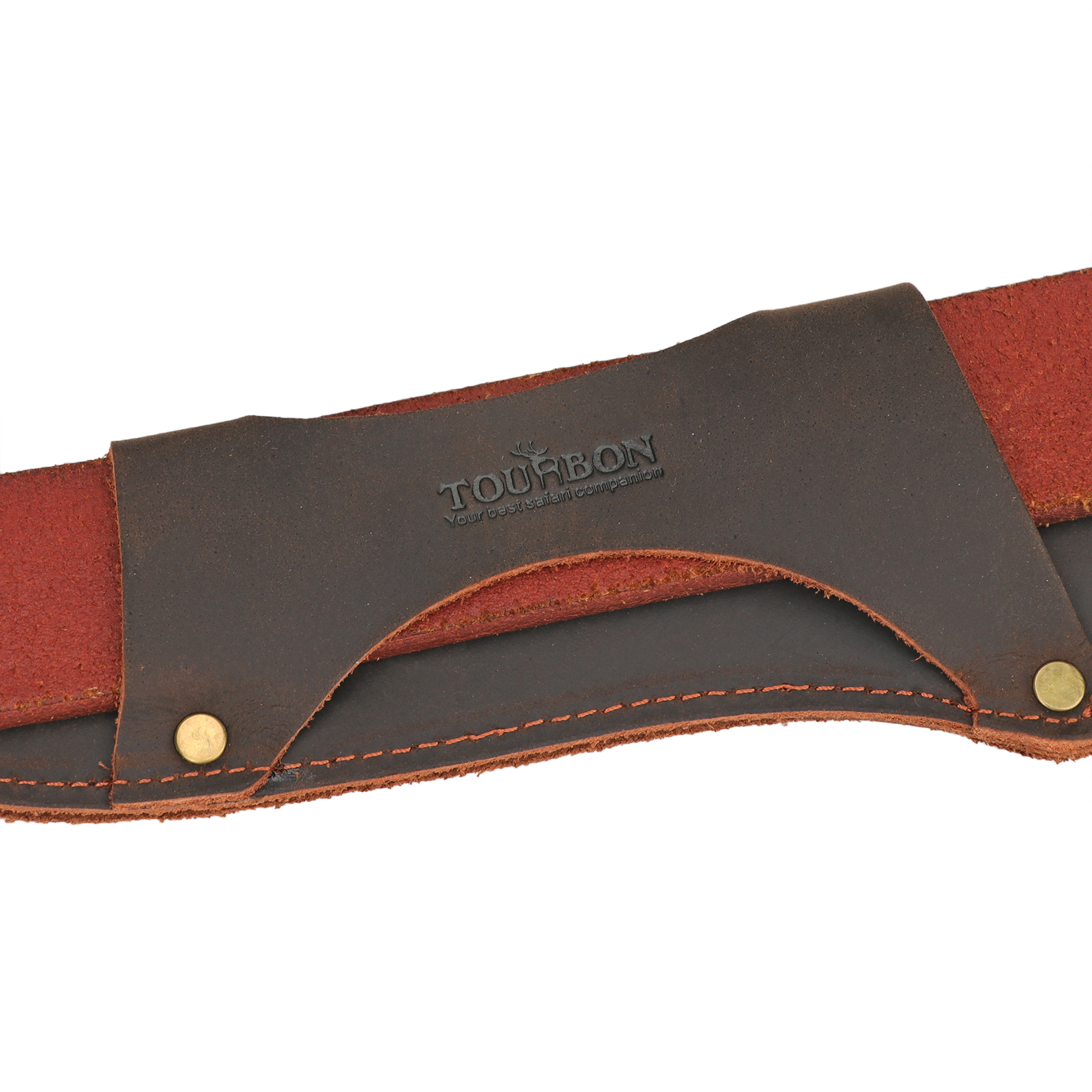 Tourbon Leather Knife Sheath with Belt Loop for Horizontal Vertical Carry