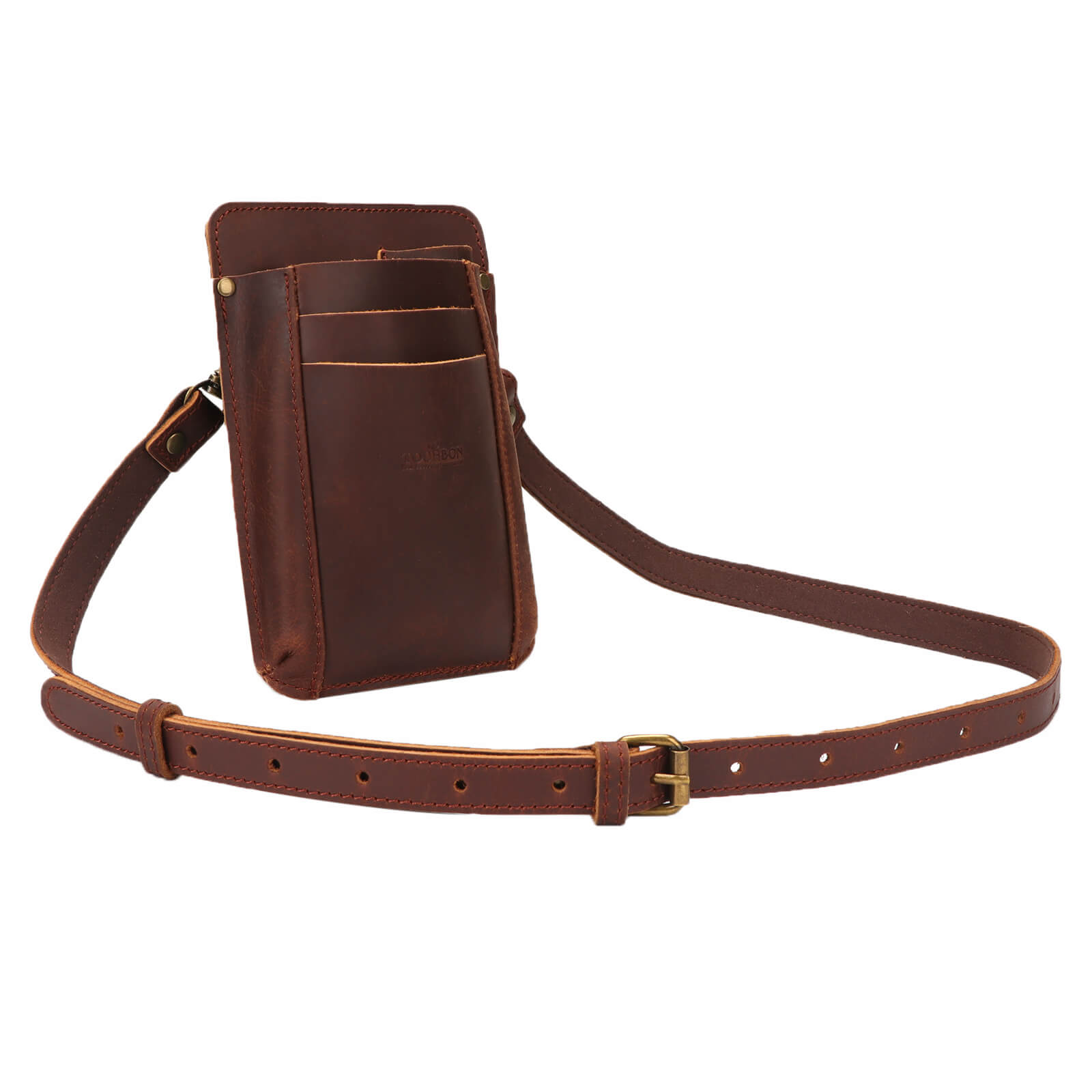 Tourbon Leather Florist Tool Waist Pouch Belt Garden Shoulder Crossbody Tools Bag