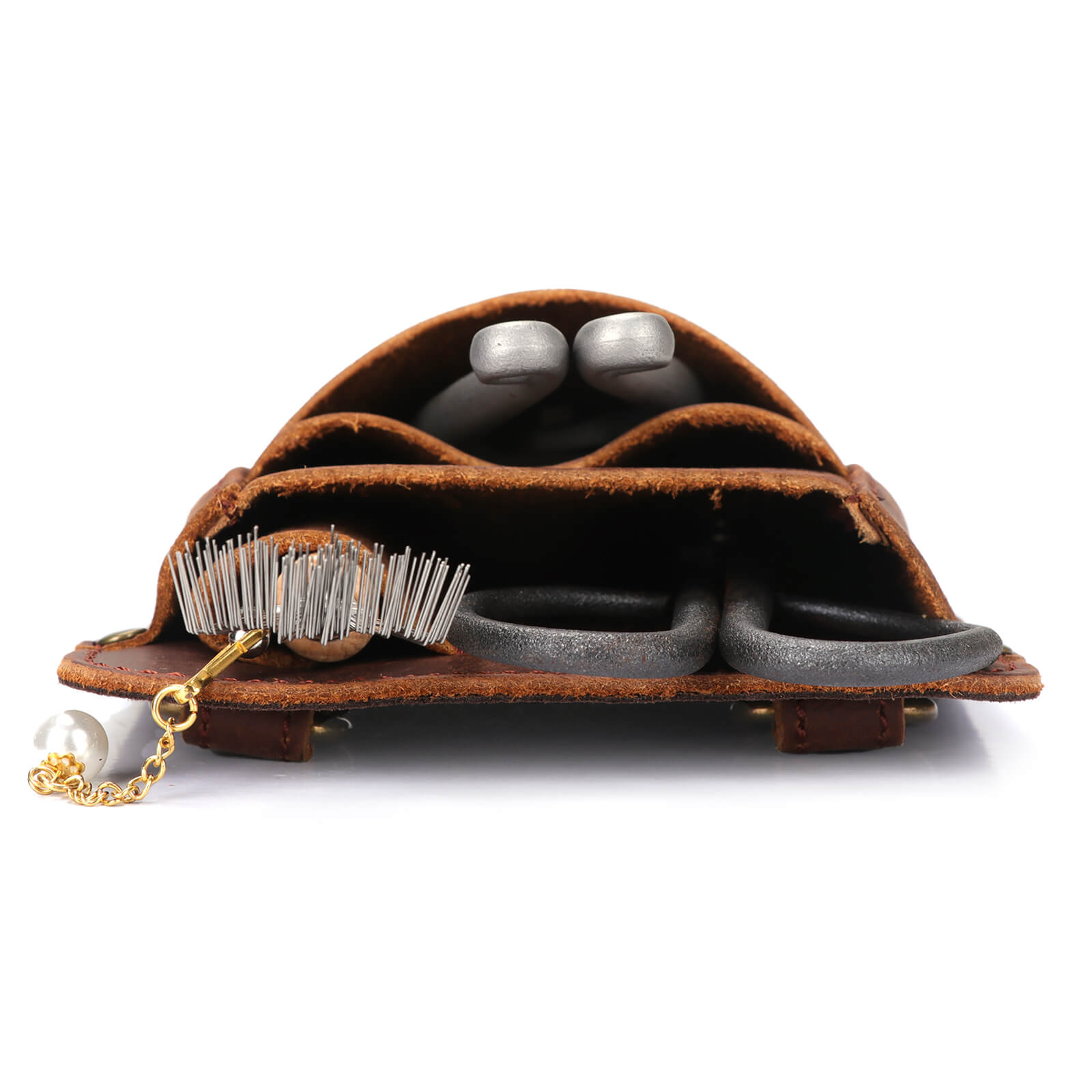 Tourbon Leather Florist Tool Waist Pouch Belt Garden Shoulder Crossbody Tools Bag