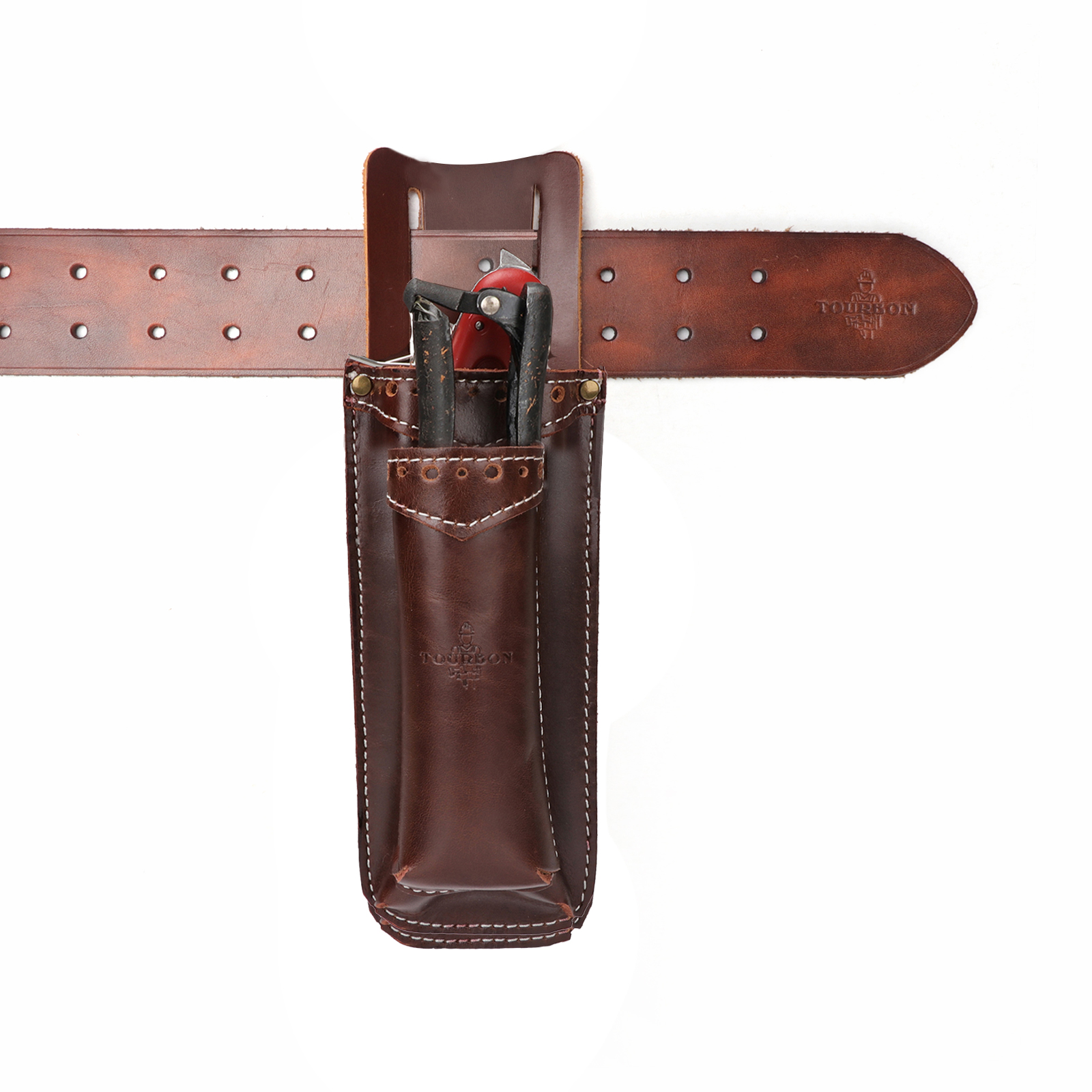 Tourbon Leather Gardening Florist Pouch Multipurpose Tool Holder
