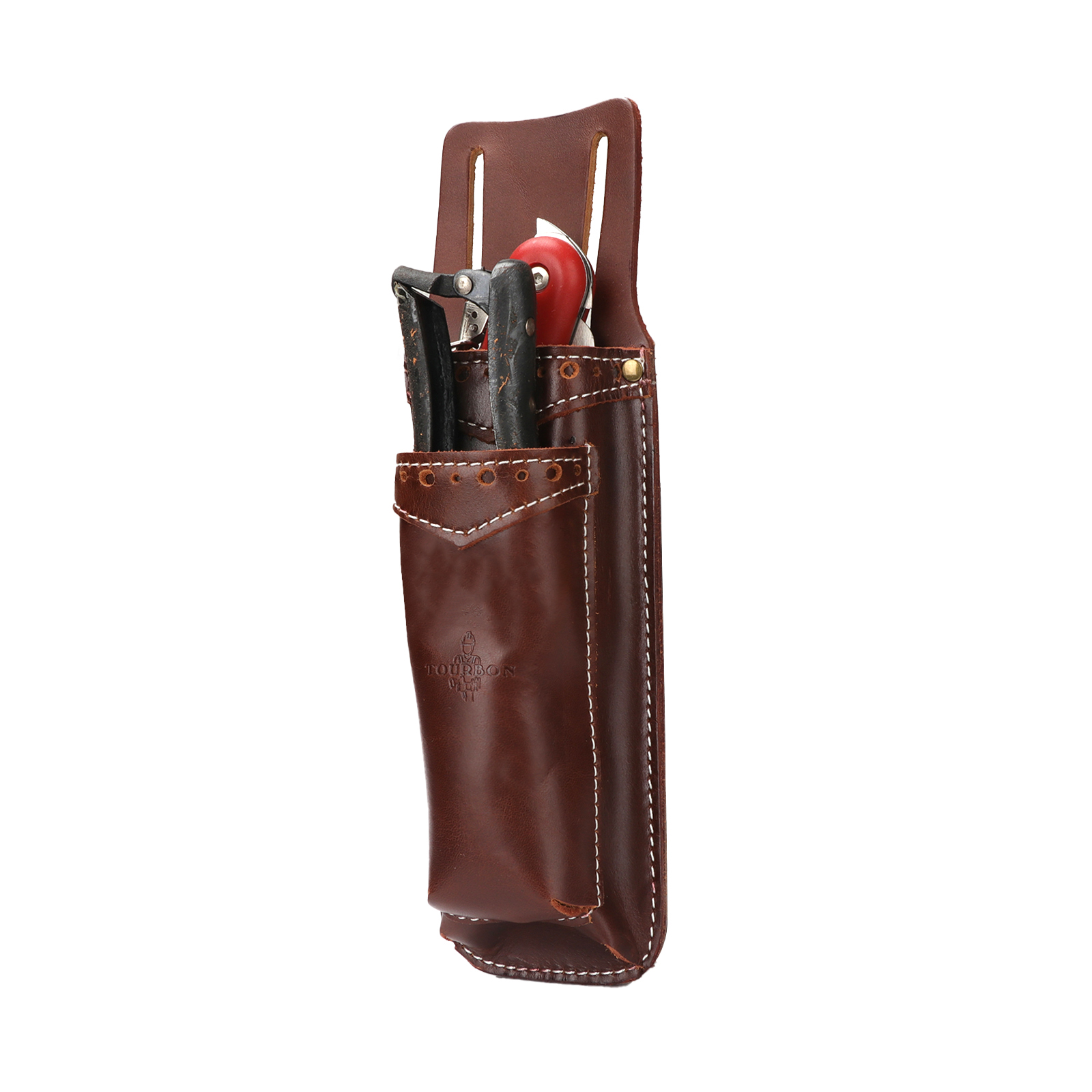 Tourbon Leather Gardening Florist Pouch Multipurpose Tool Holder