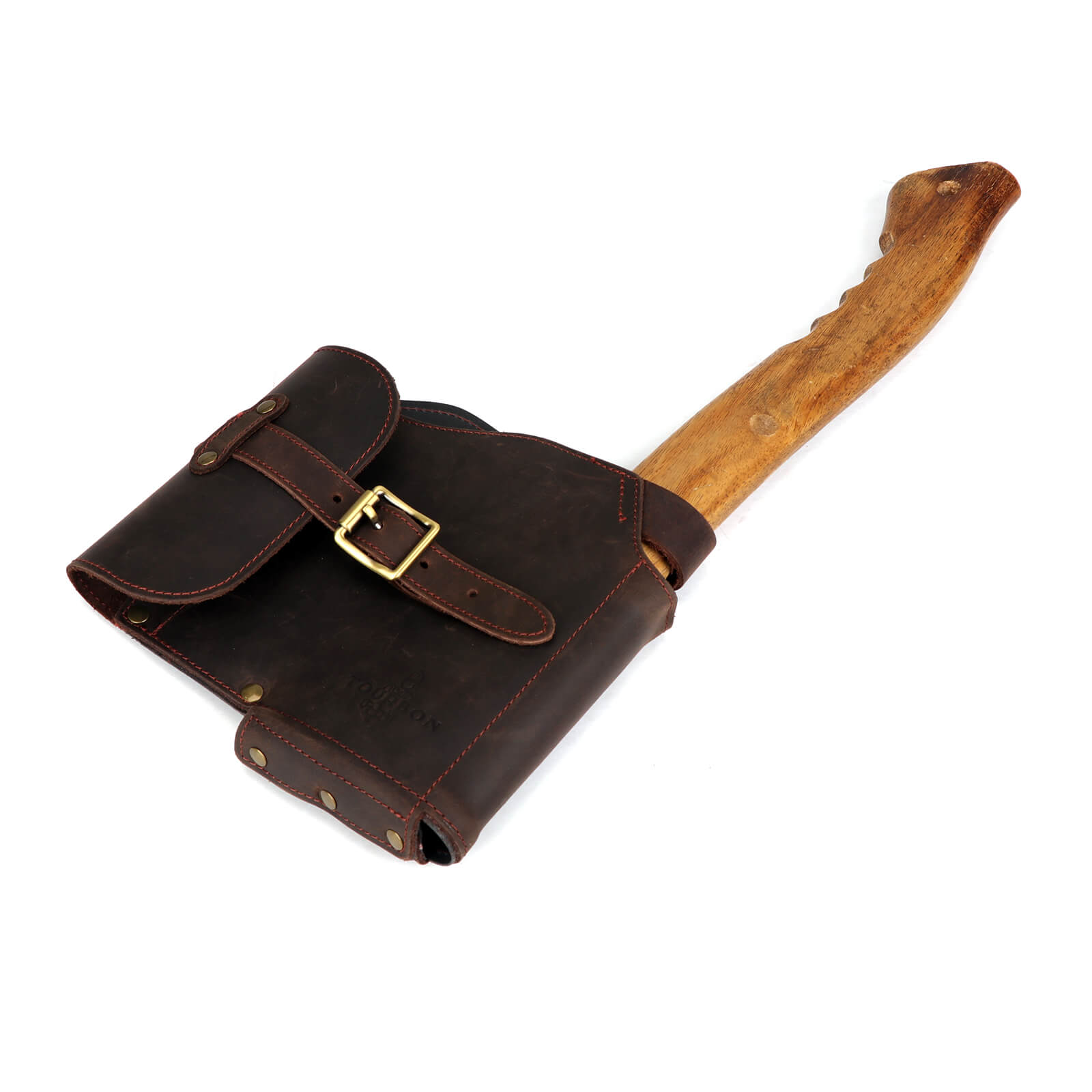 Tourbon Outdoor Loggers Felling Axe Sheath Leather with Belt Loop