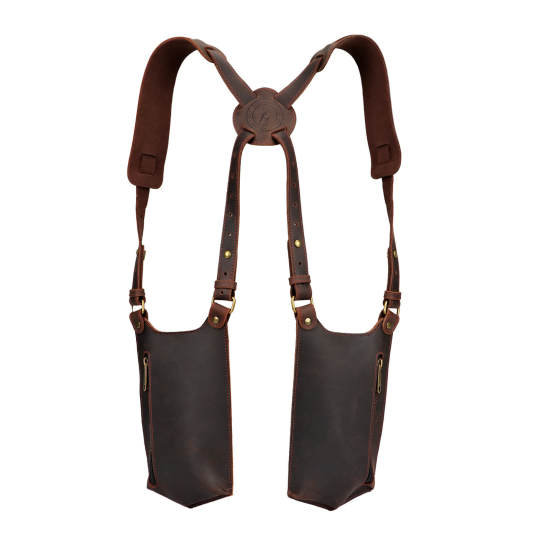 Brown Leather Hidden Shoulder Bag - Anti-Theft Underarm Pouch For Phone & Wallet (Unisex) 12 thumbnail image