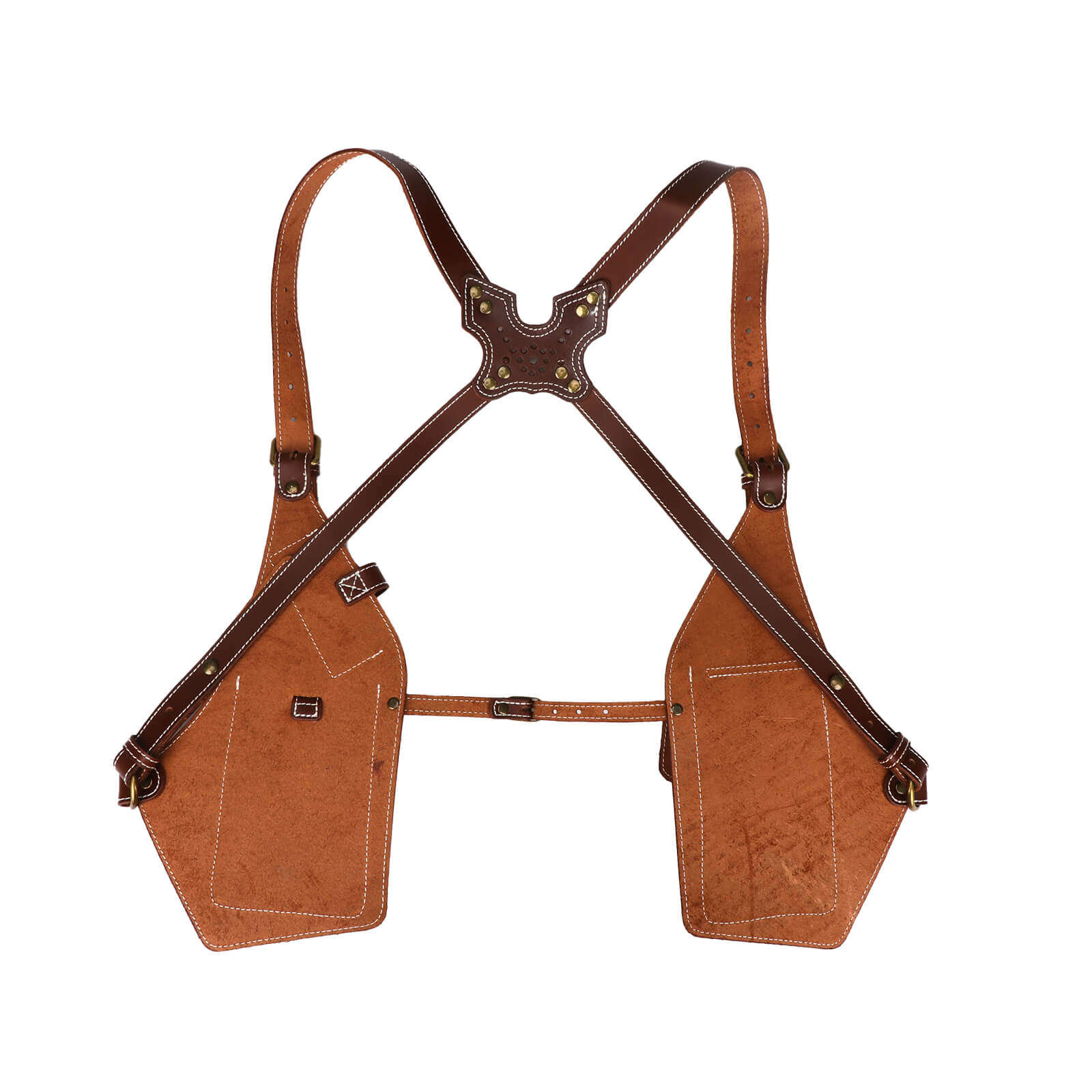 Tourbon Leather Shoulder Holster Multipurpose Concealed Phone Pouch