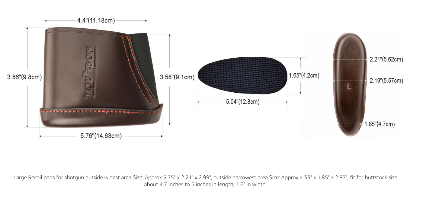 leather recoil pad