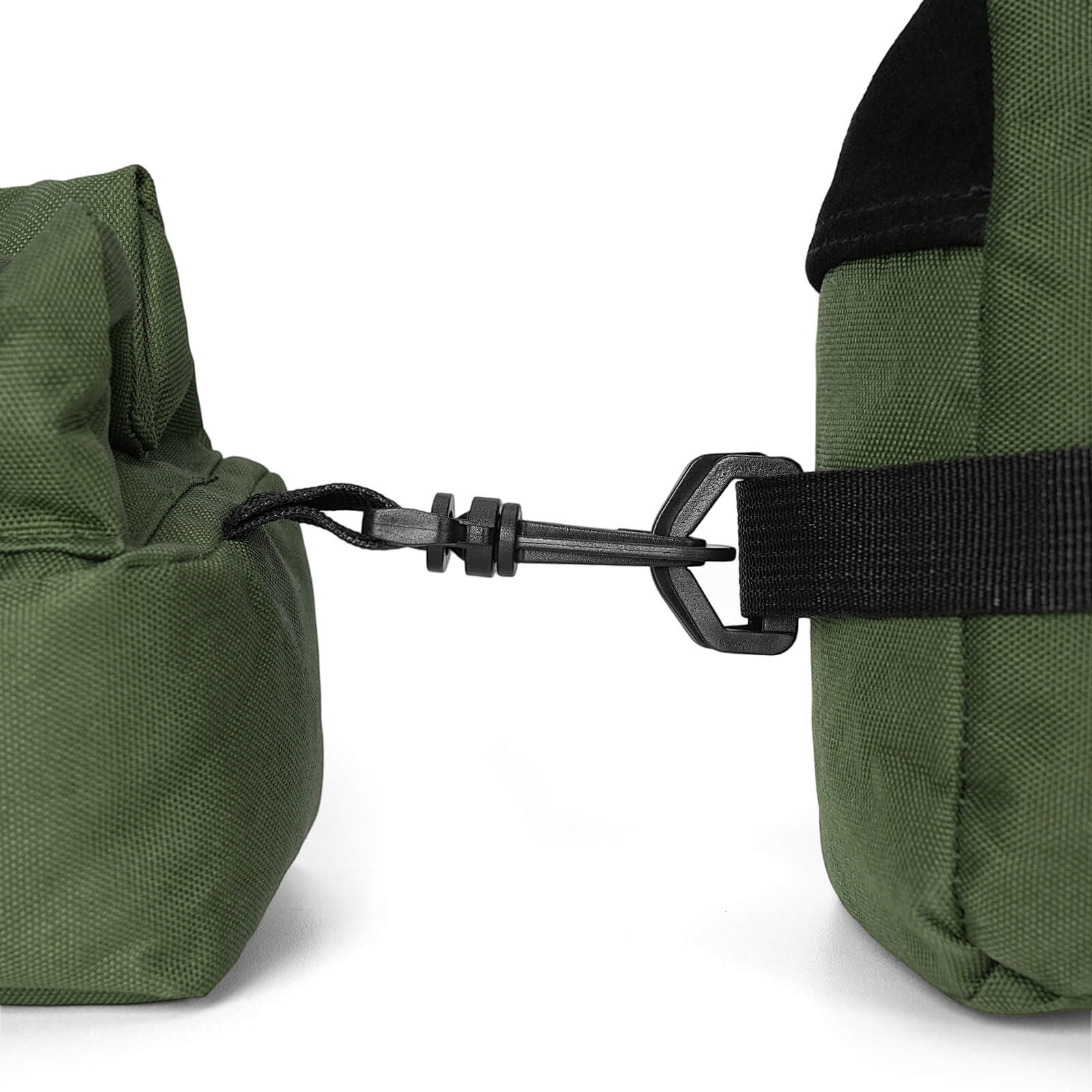 TOURBON Shooting Rest Bag Unfilled Front and Rear Support Bags