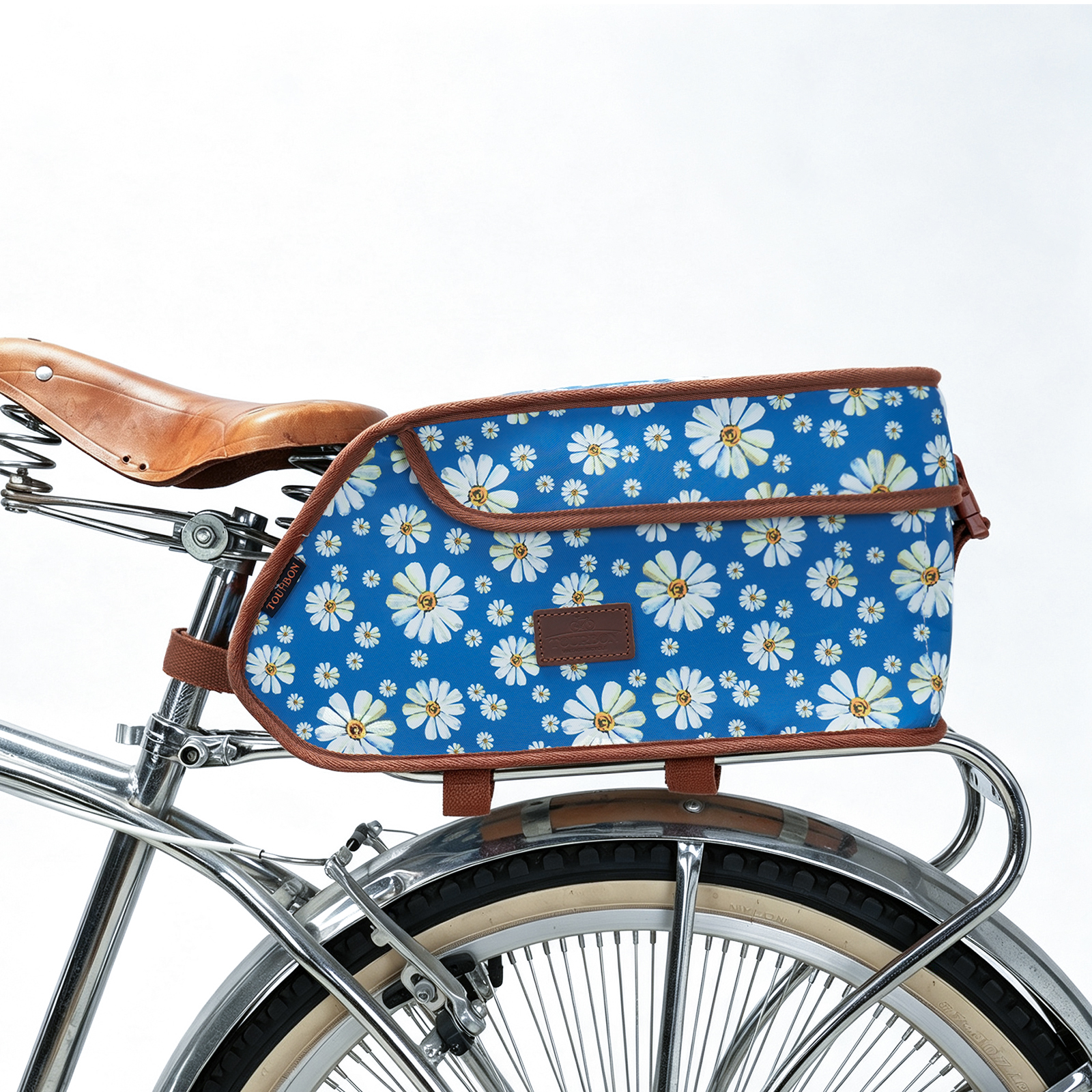 TOURBON Bicycle Pannier Bike Rear Rack Insulated Trunk Cooler Bag