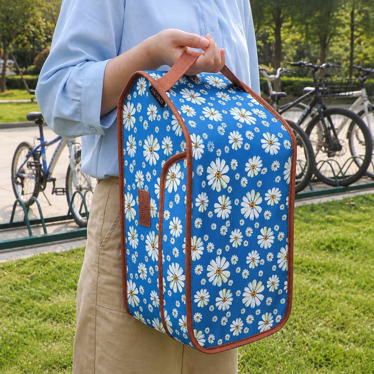 TOURBON Bicycle Pannier Bike Rear Rack Insulated Trunk Cooler Bag
