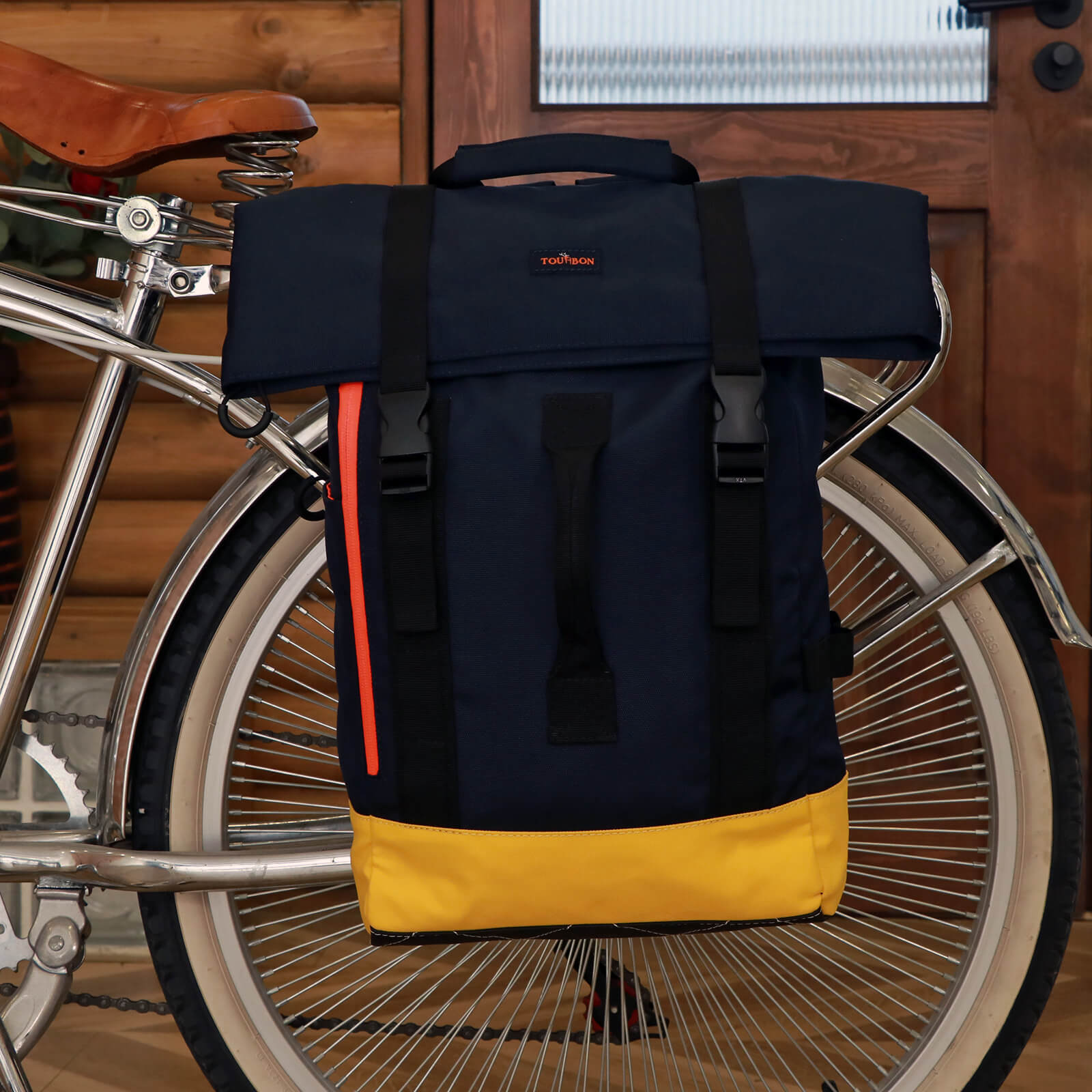 biker laptop backpack