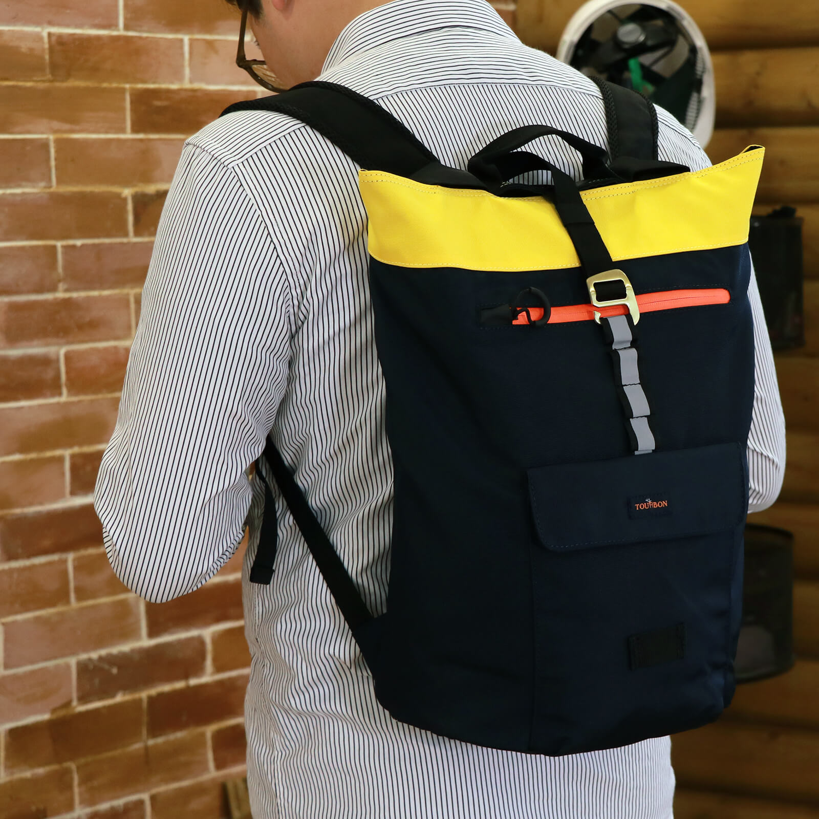 TOURBON Bike Pannier Rear Laptop Bag