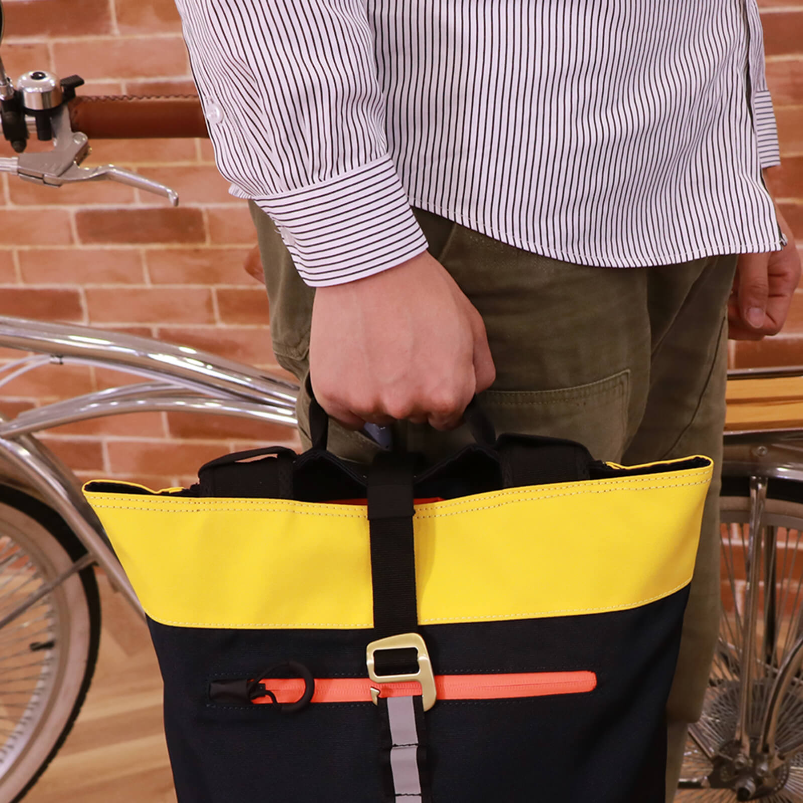 TOURBON Bike Pannier Rear Laptop Bag