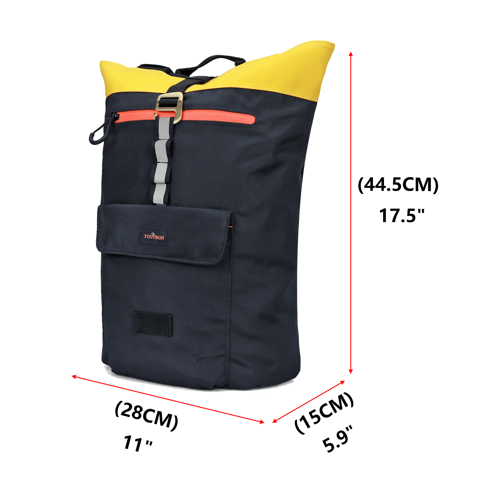 TOURBON Bike Pannier Rear Laptop Bag