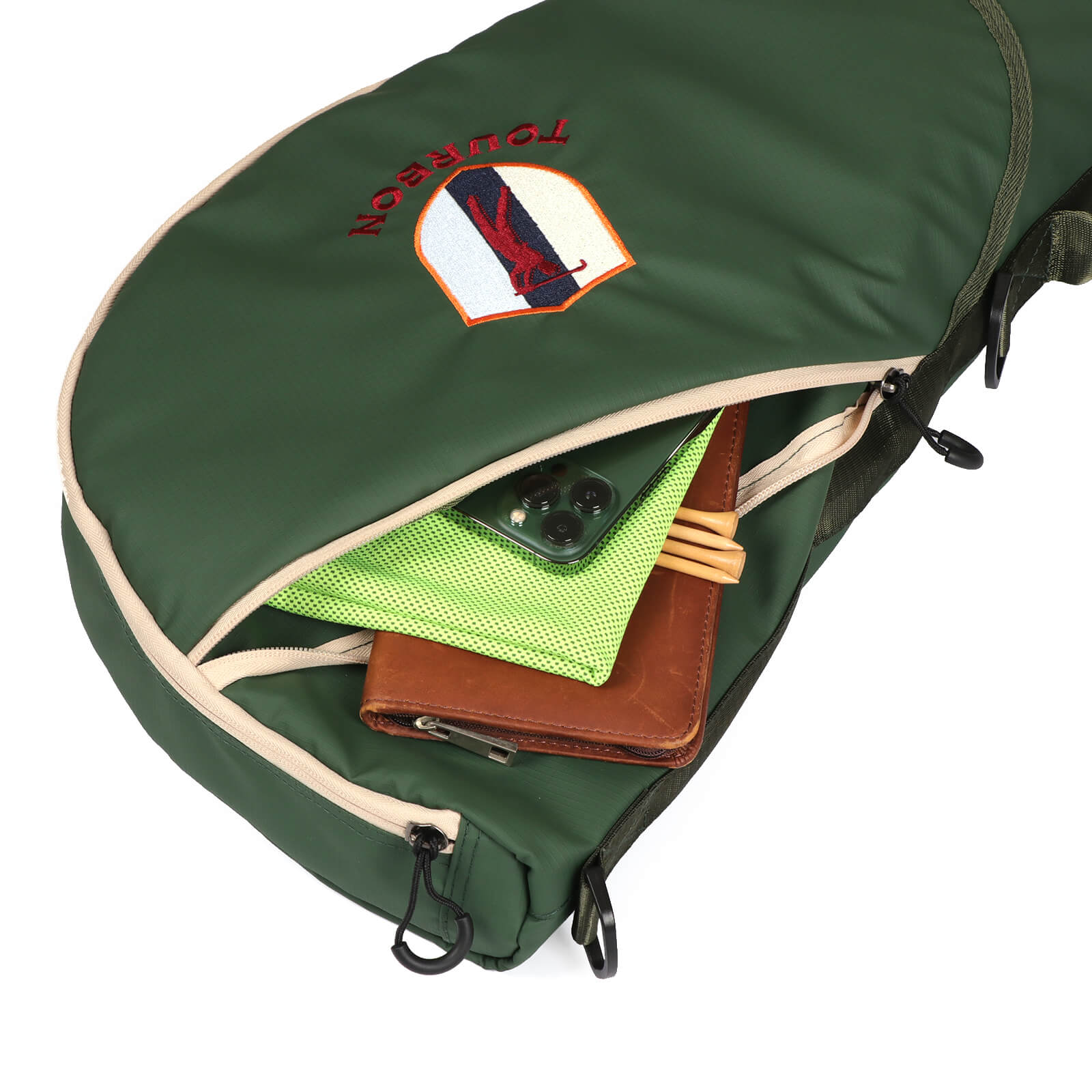 TOURBON Lightweight Golf Sunday Bag for Men Women