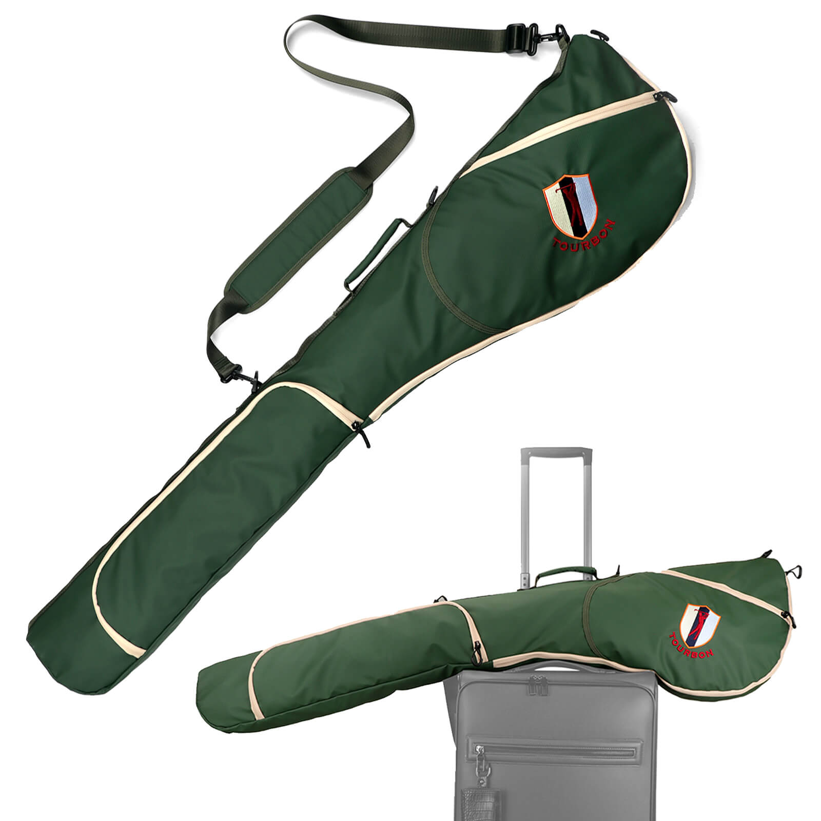 TOURBON Lightweight Golf Sunday Bag for Men Women
