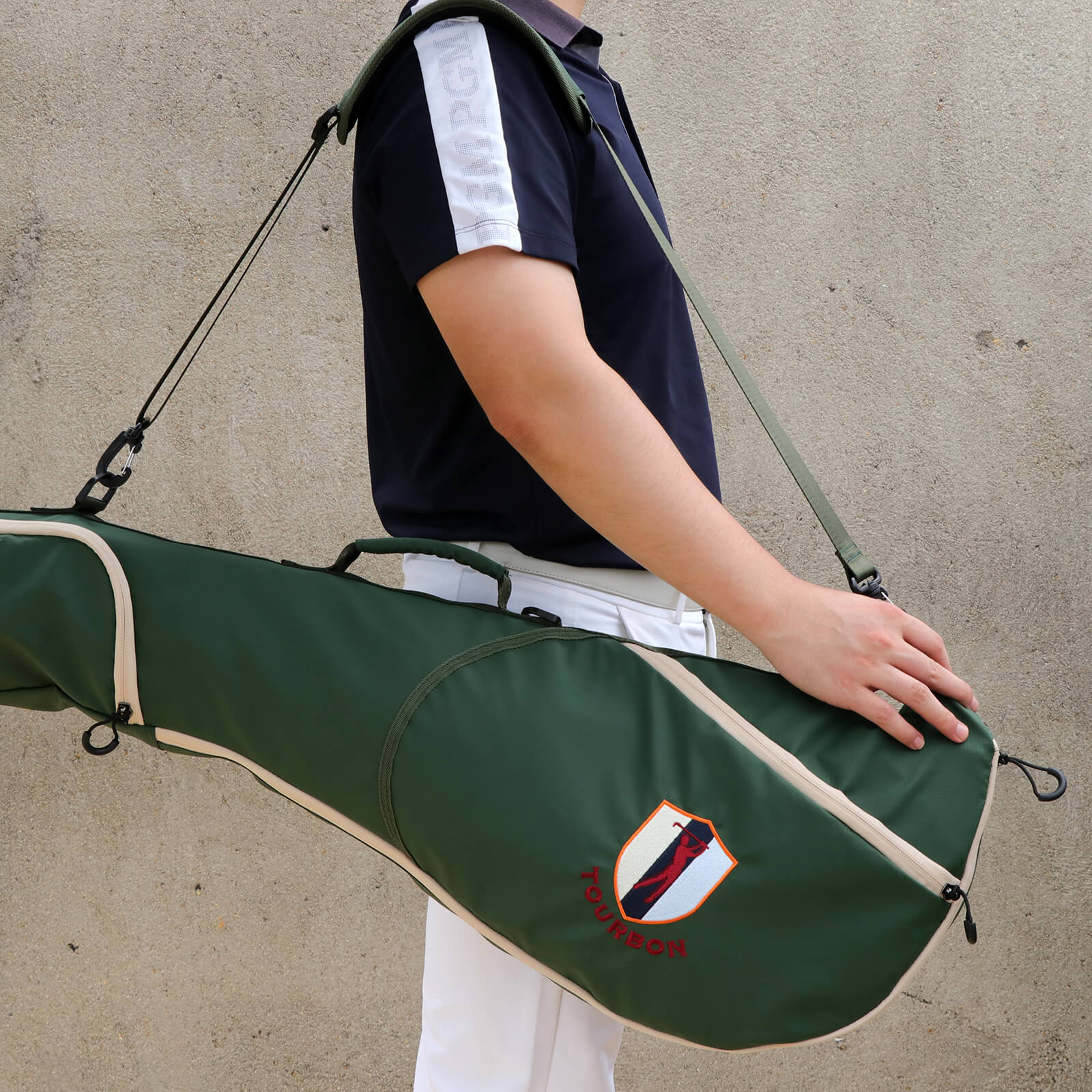 TOURBON Lightweight Golf Sunday Bag for Men Women
