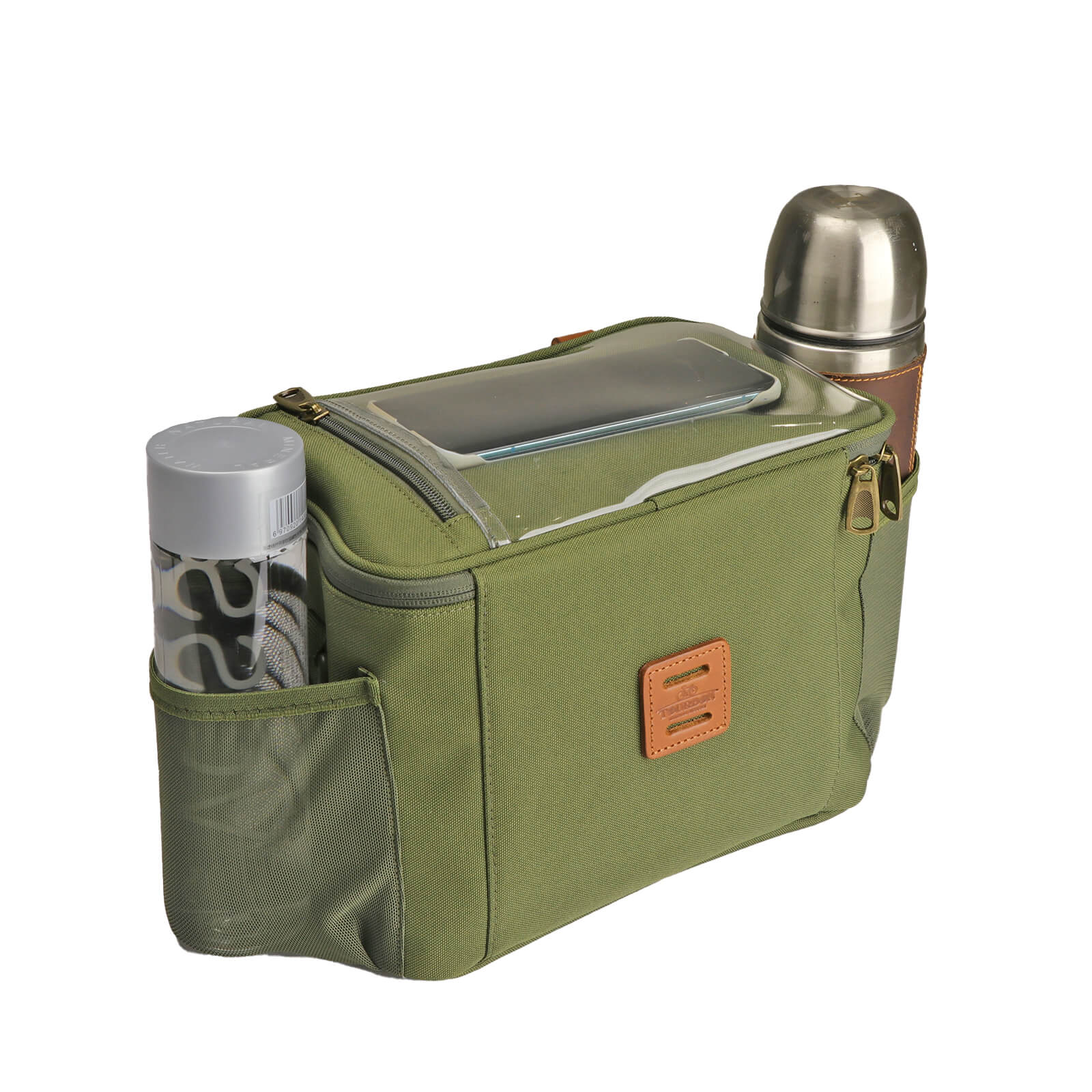 TOURBON Bike Handlebar Bag Insulated Cooler Bag 