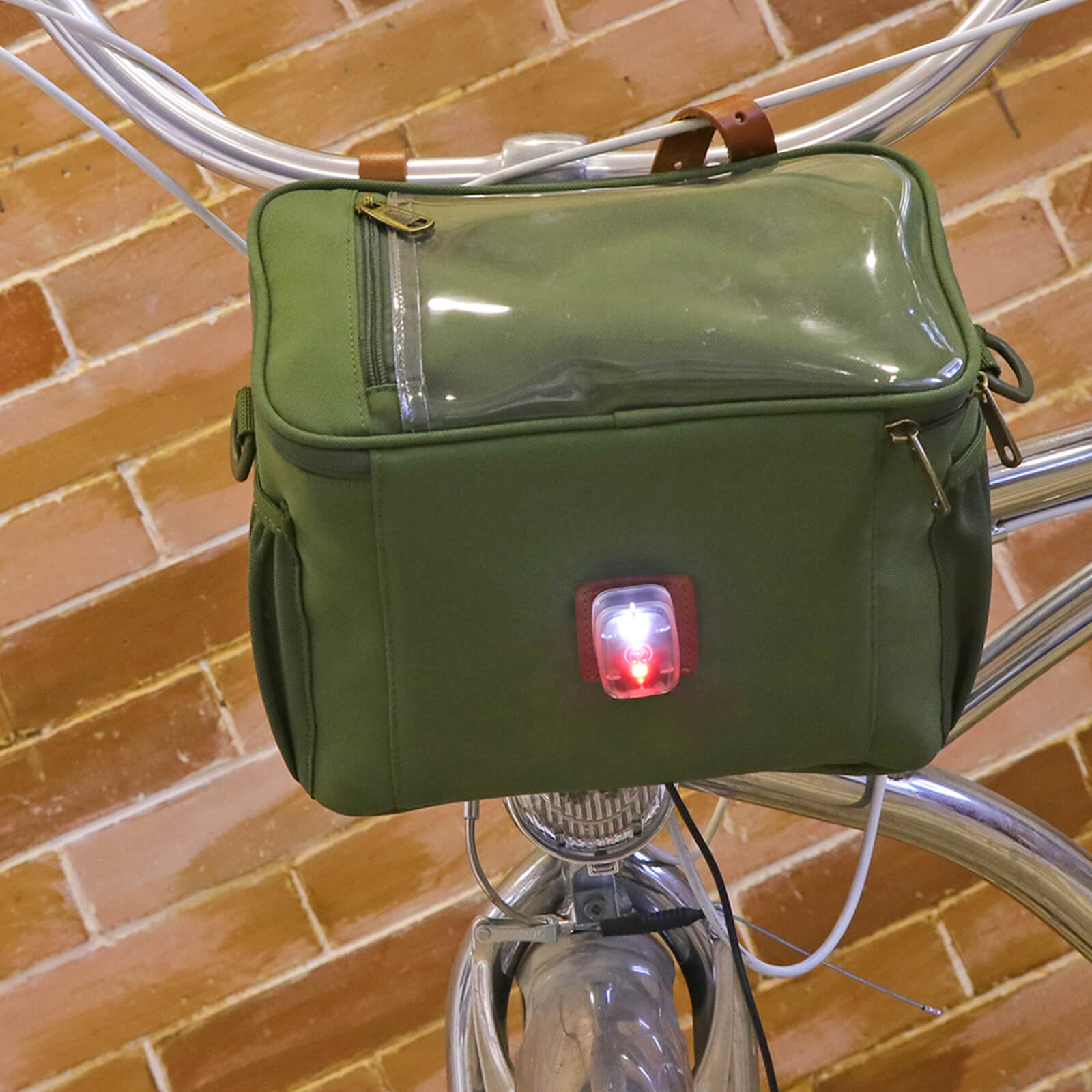 TOURBON Bike Handlebar Bag Insulated Cooler Bag 
