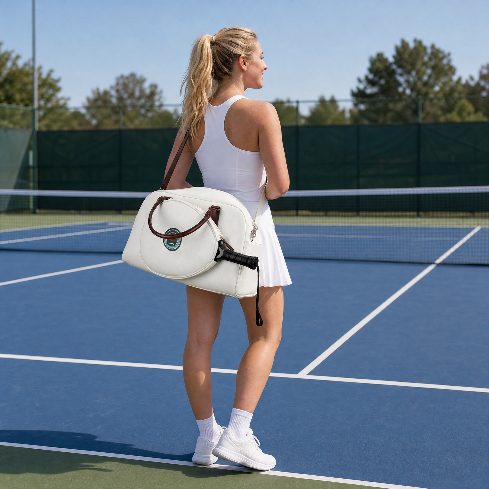 Tourbon Pickleball Bag with Paddle Compartment 14.5L Sports Tote