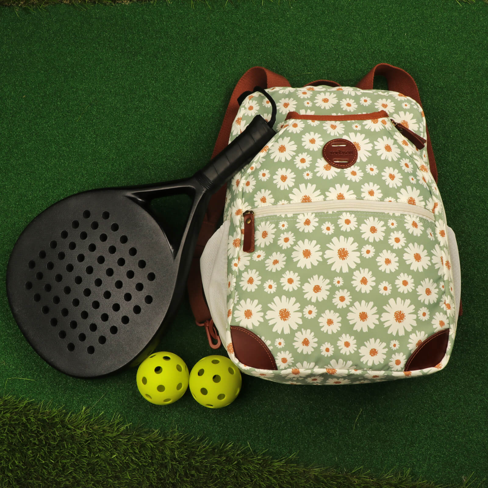 TOURBON Pickleball Paddle Backpack Clip-on Bike Pannier Rear Rack