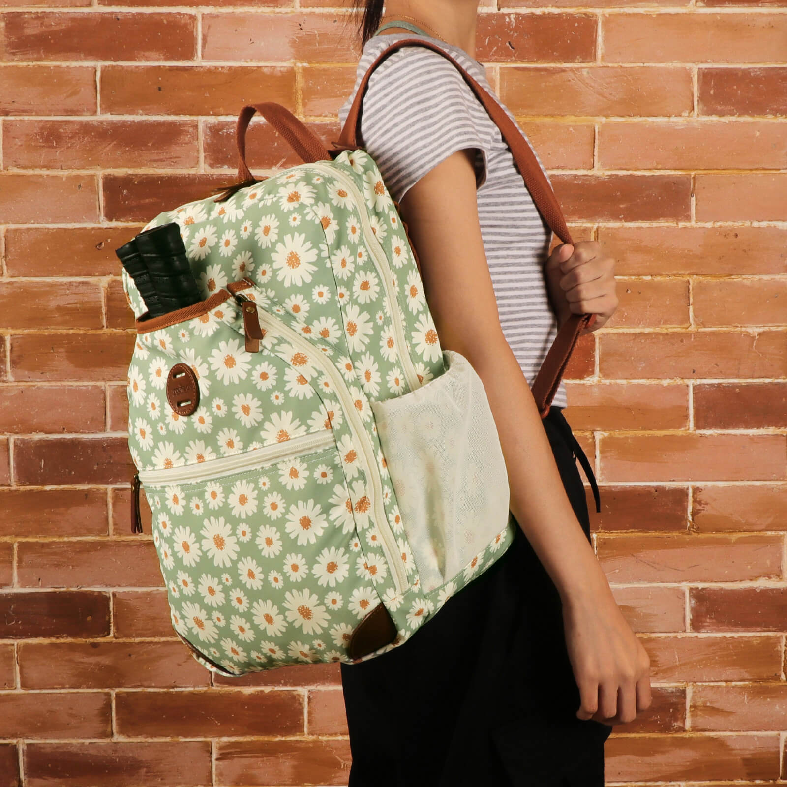 TOURBON Pickleball Paddle Backpack Clip-on Bike Pannier Rear Rack