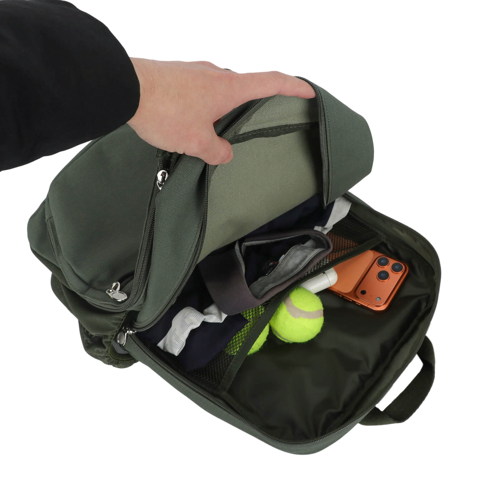TOURBON Tennis Backpack Clip-on Bike Pannier Rear Rack