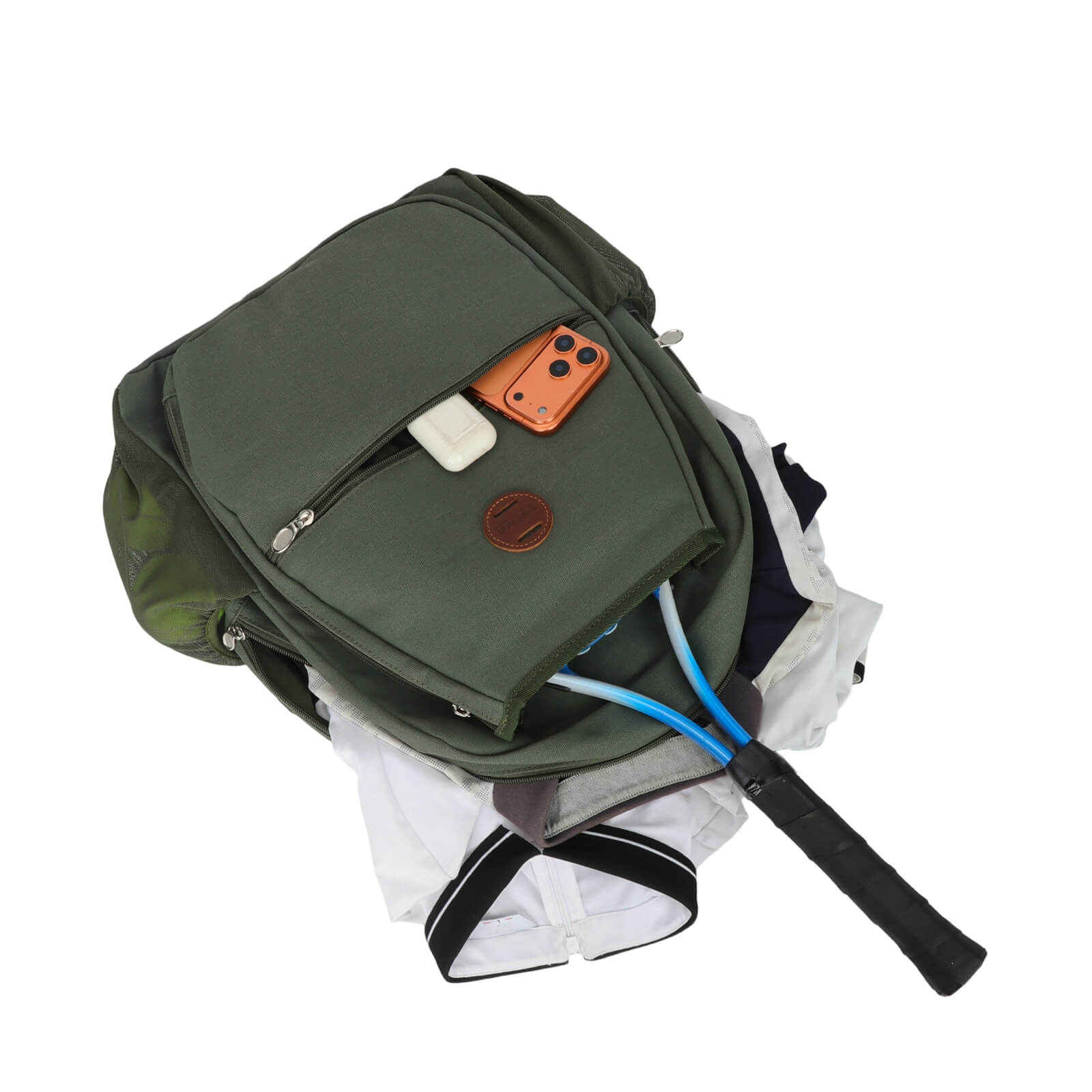 TOURBON Tennis Backpack Clip-on Bike Pannier Rear Rack