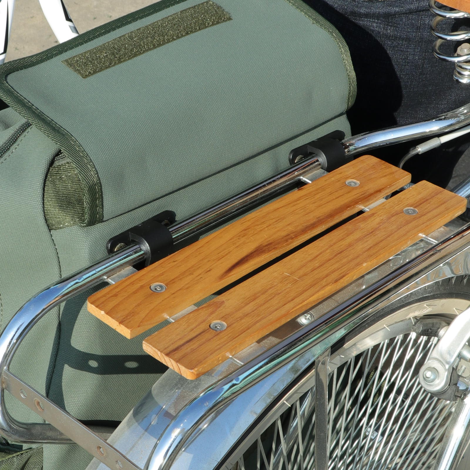 TOURBON Tennis Backpack Clip-on Bike Pannier Rear Rack