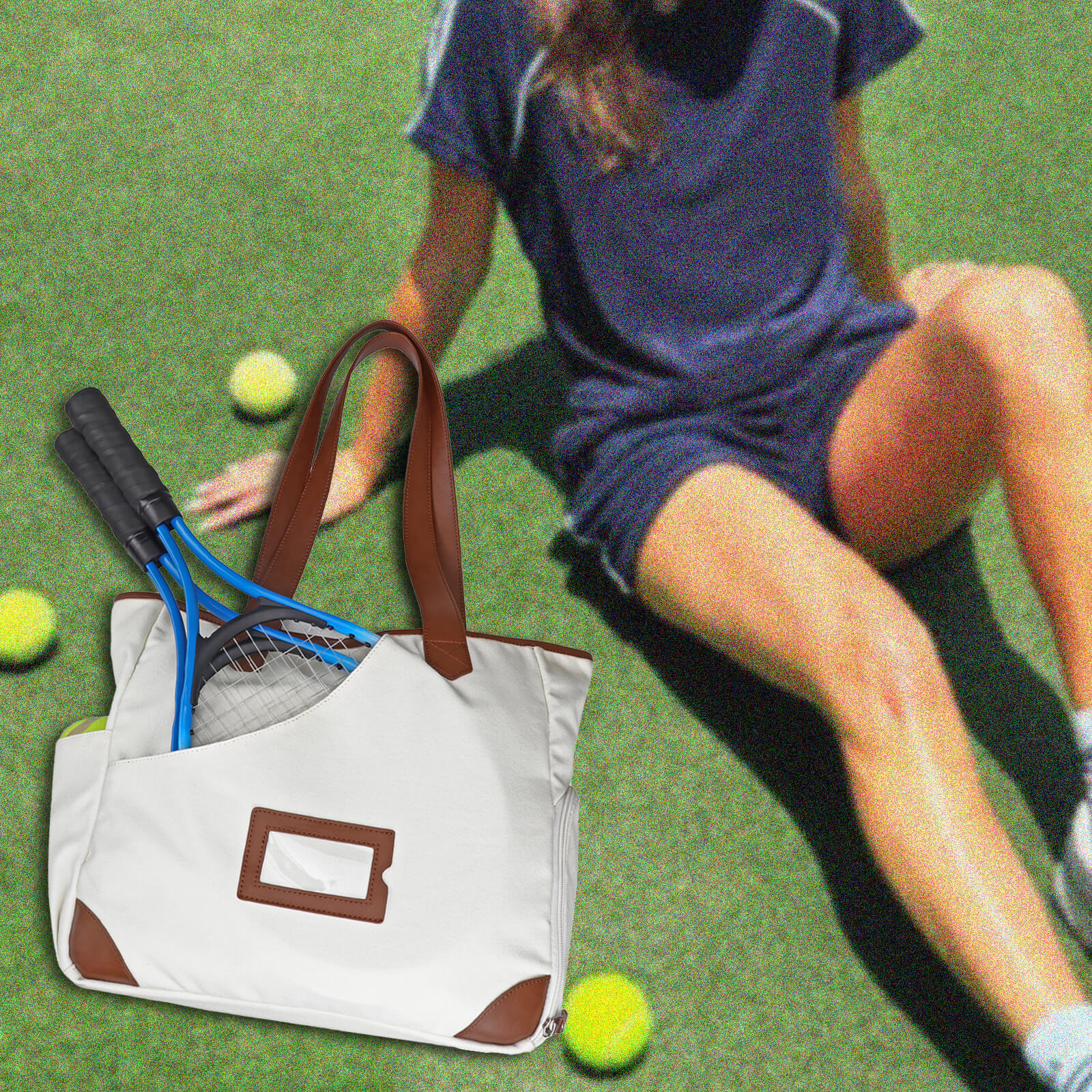 TOURBON Pickleball Tote Bag for Men Women with Shoe Compartment