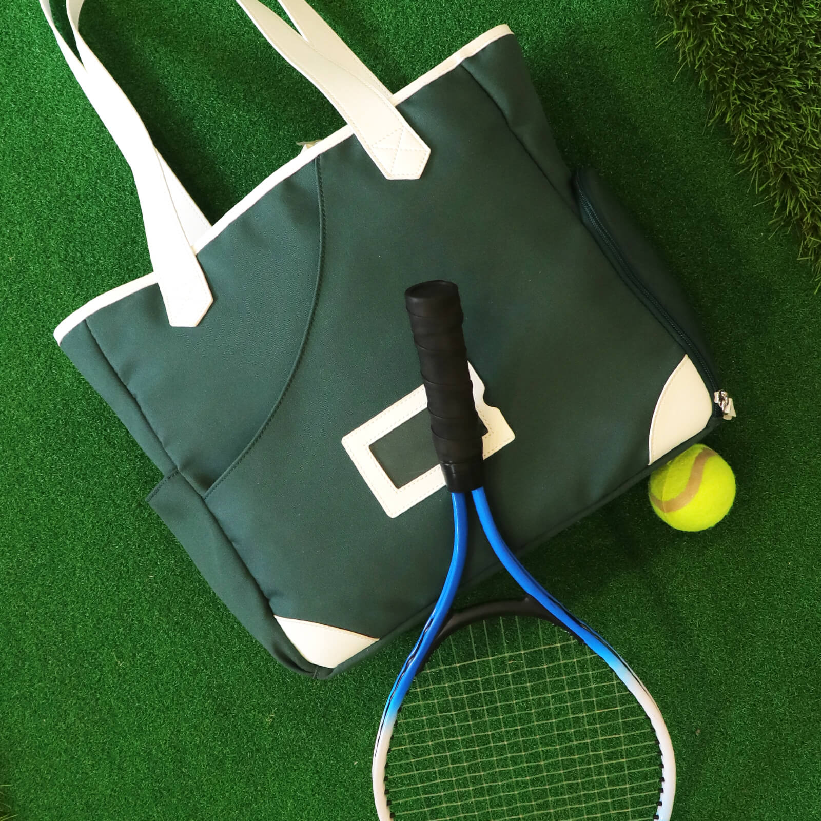 TOURBON Nylon  Pickleball Tote Bag for Men Women Lightweight