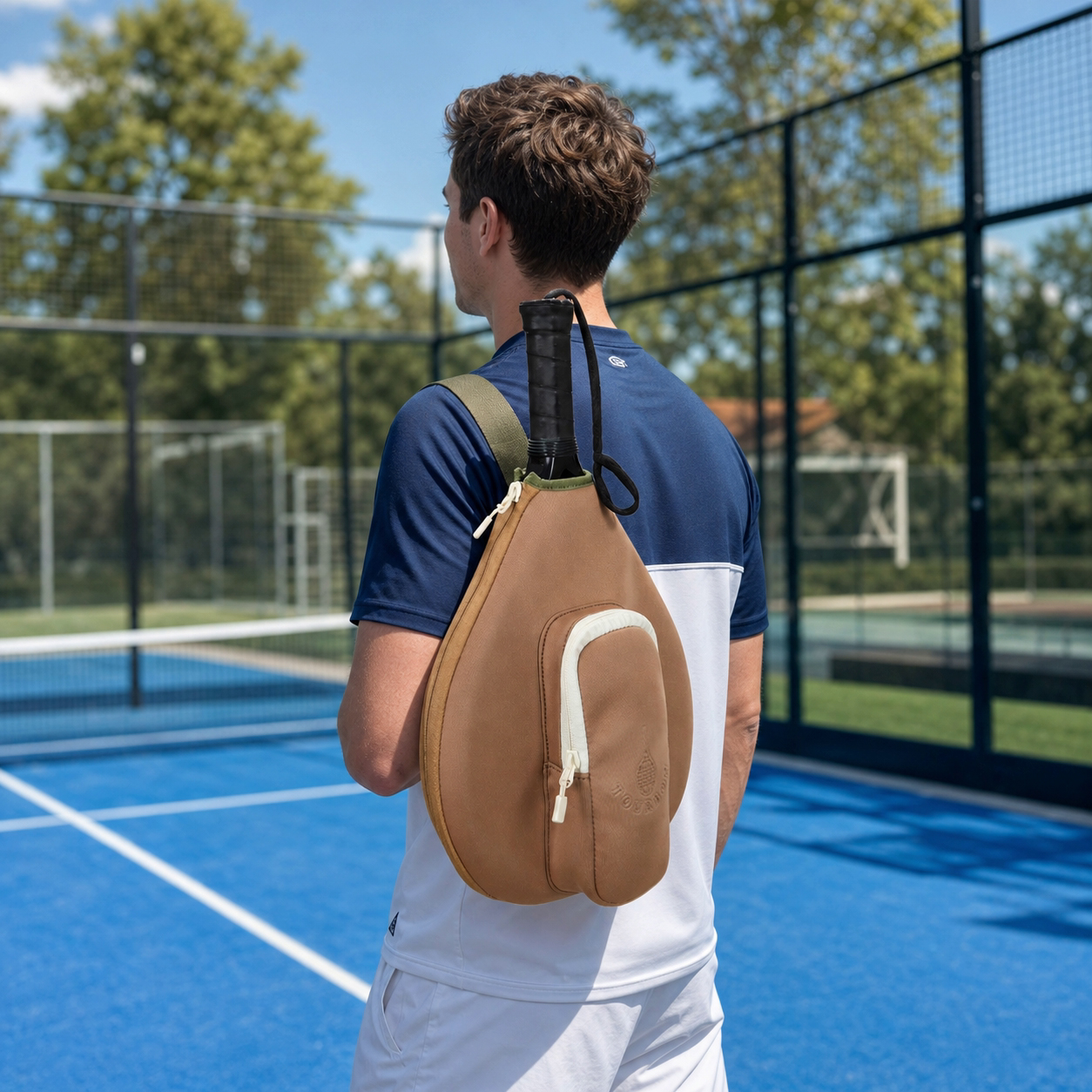 TOURBON Neoprene Pickleball Paddle Cover Lightweight