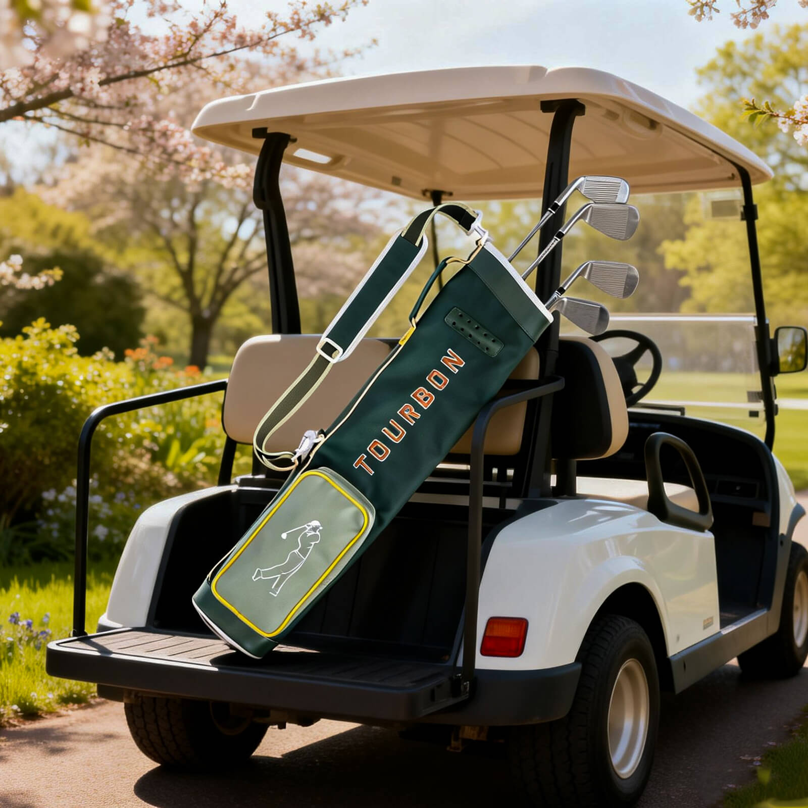 【希少】Cph Golf × TOURBON CARRIER BAG TOURBON Lightweight Golf Training Carry Bag Holds 7-9 Clubs
