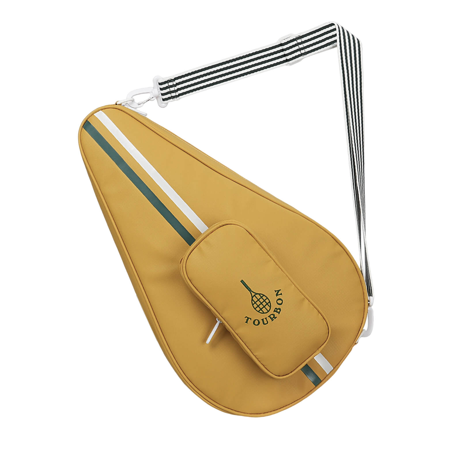 Tourbon Padel & Pickleball Racket Sling Bag with Adjustable Strap